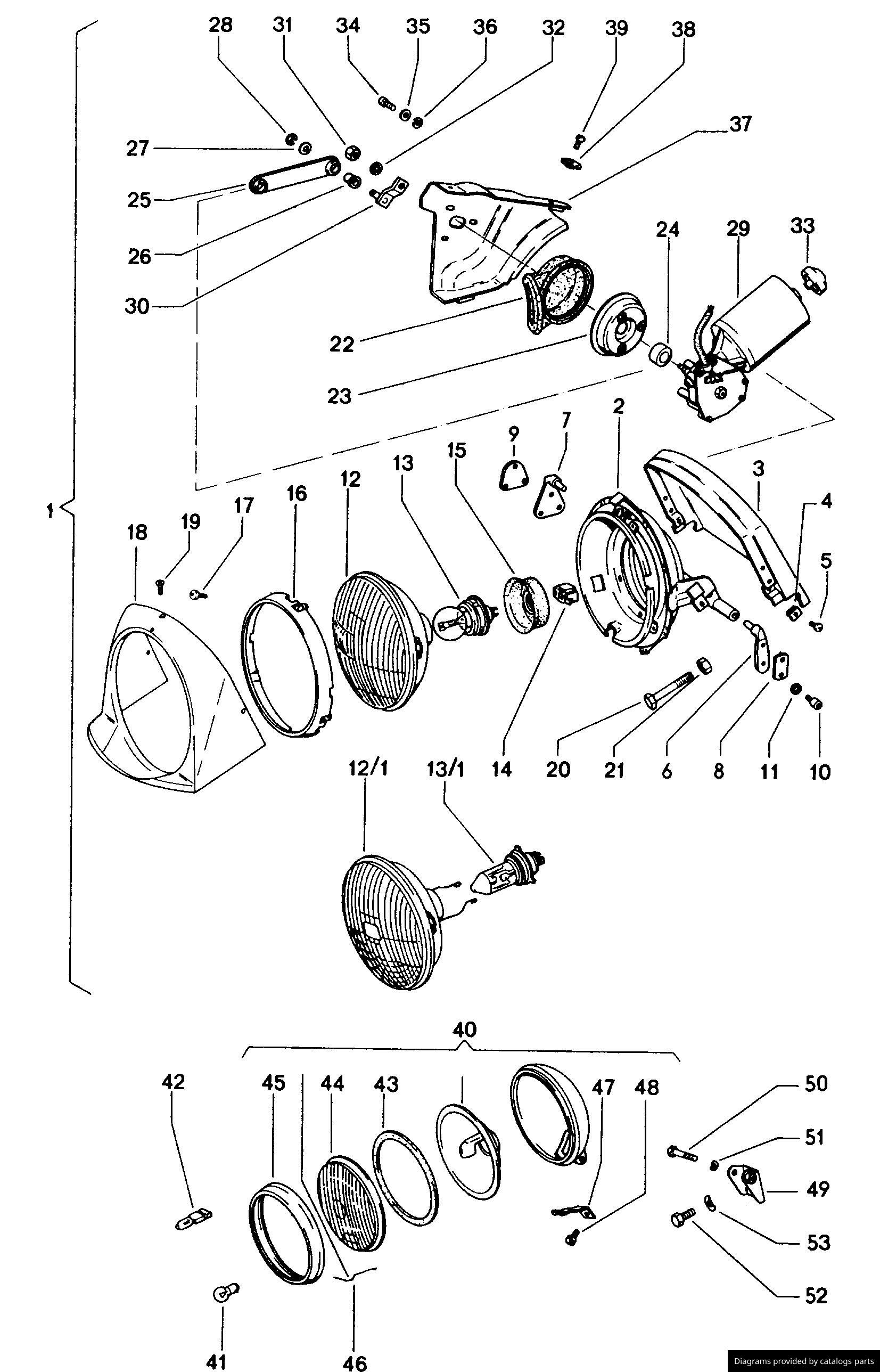 Car part diagram