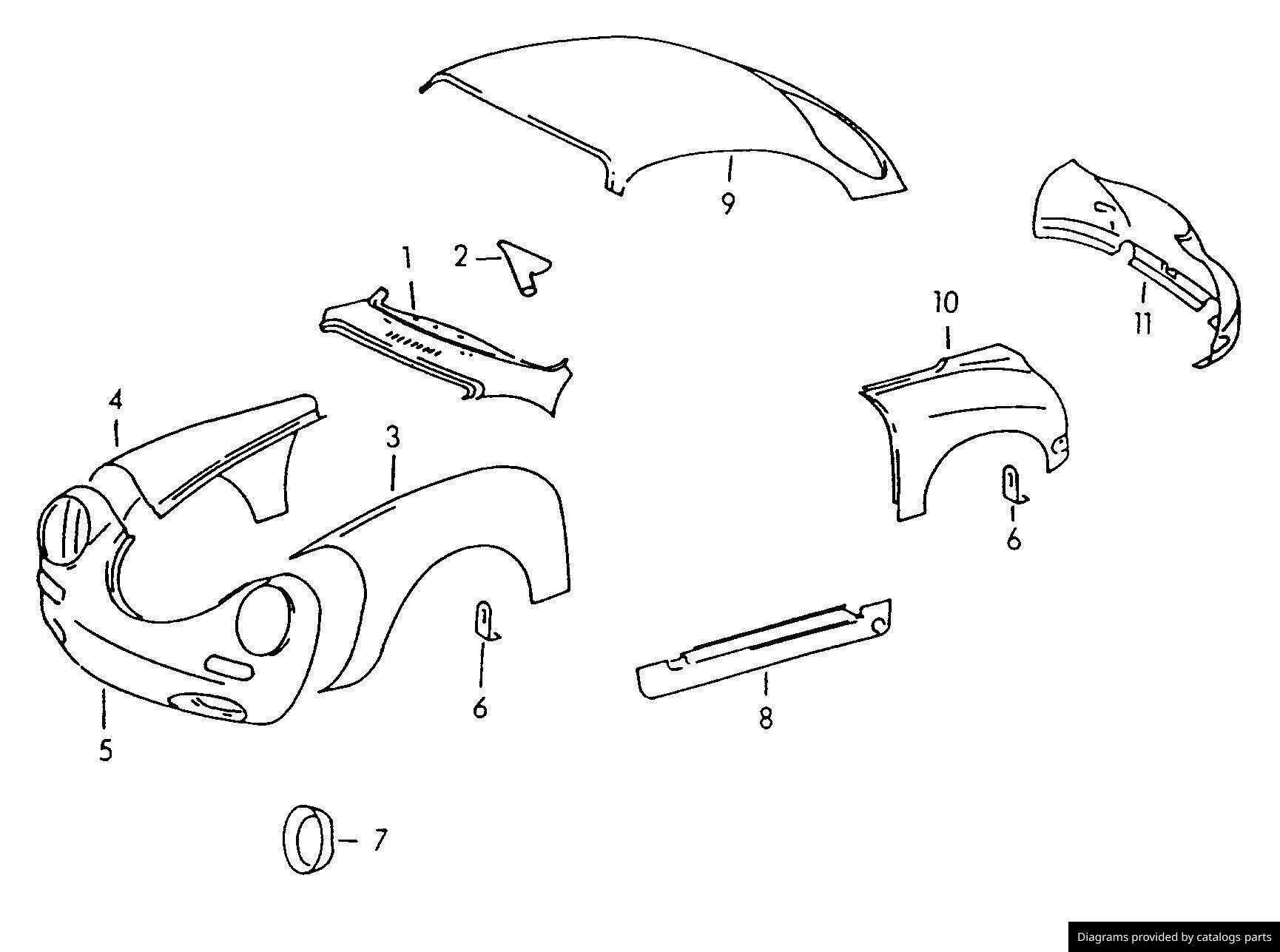 Car part diagram