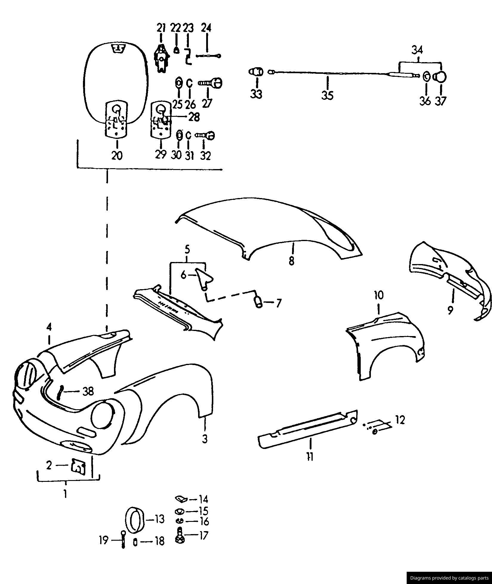 Car part diagram