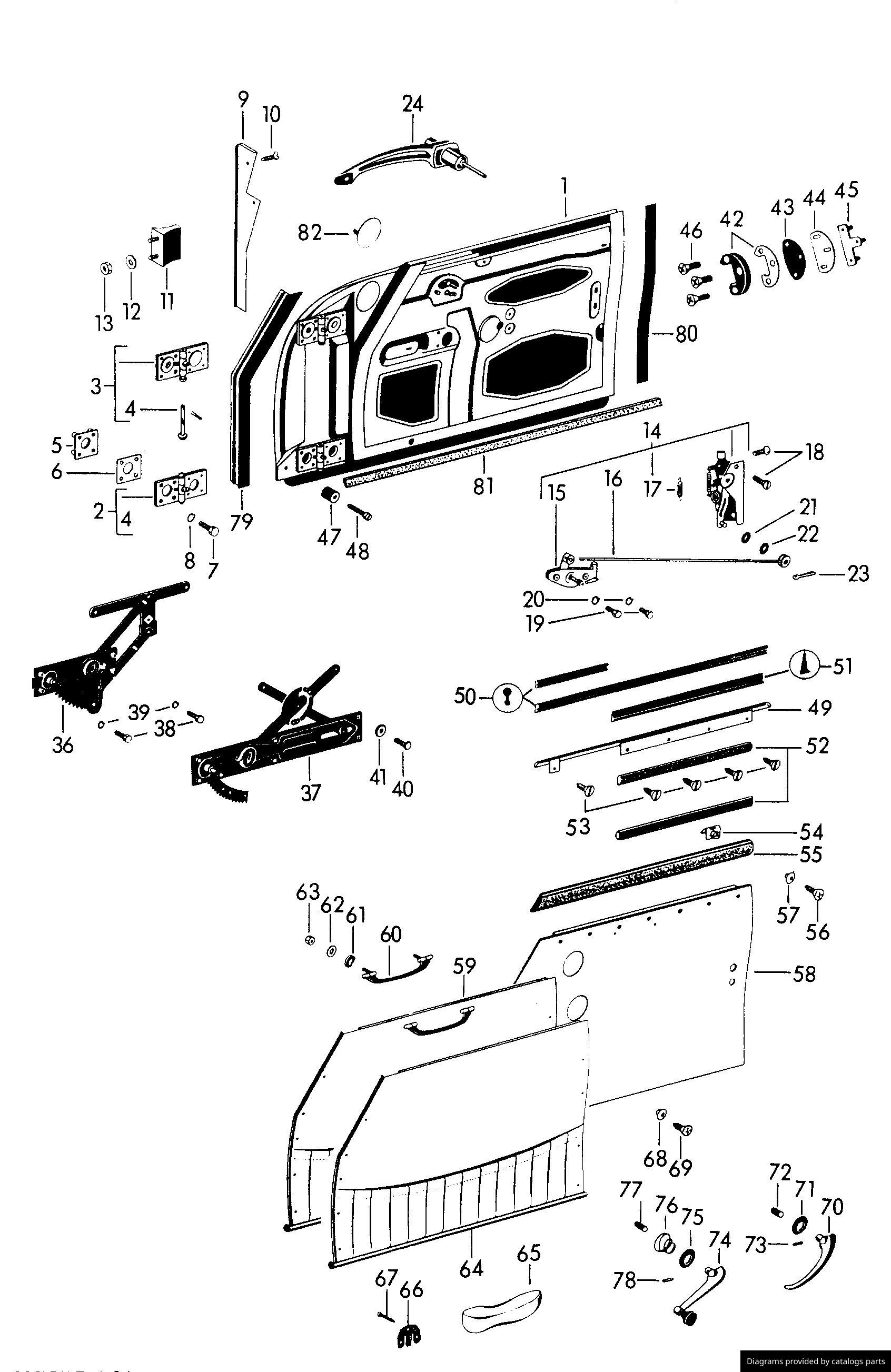 Car part diagram
