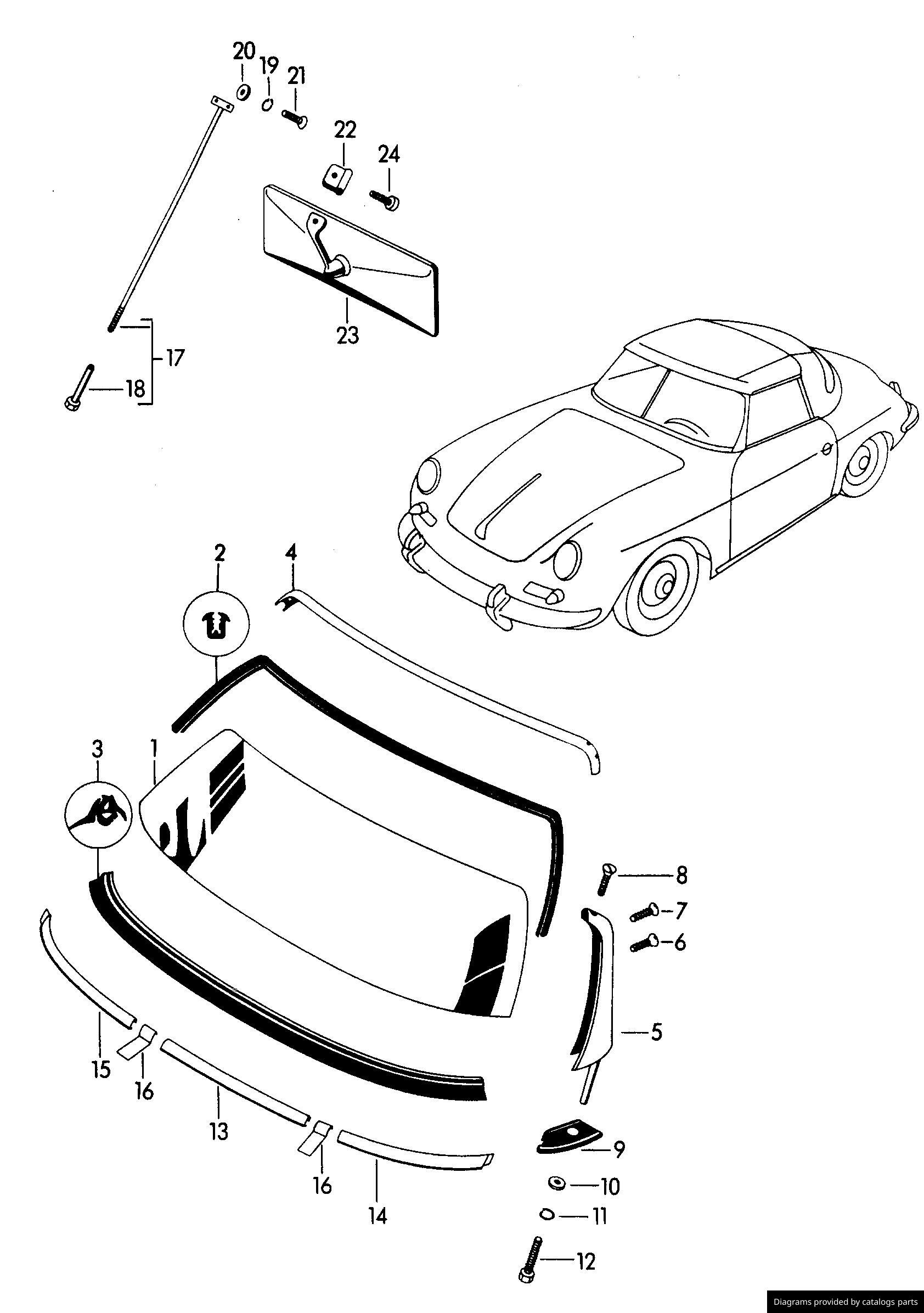 Car part diagram