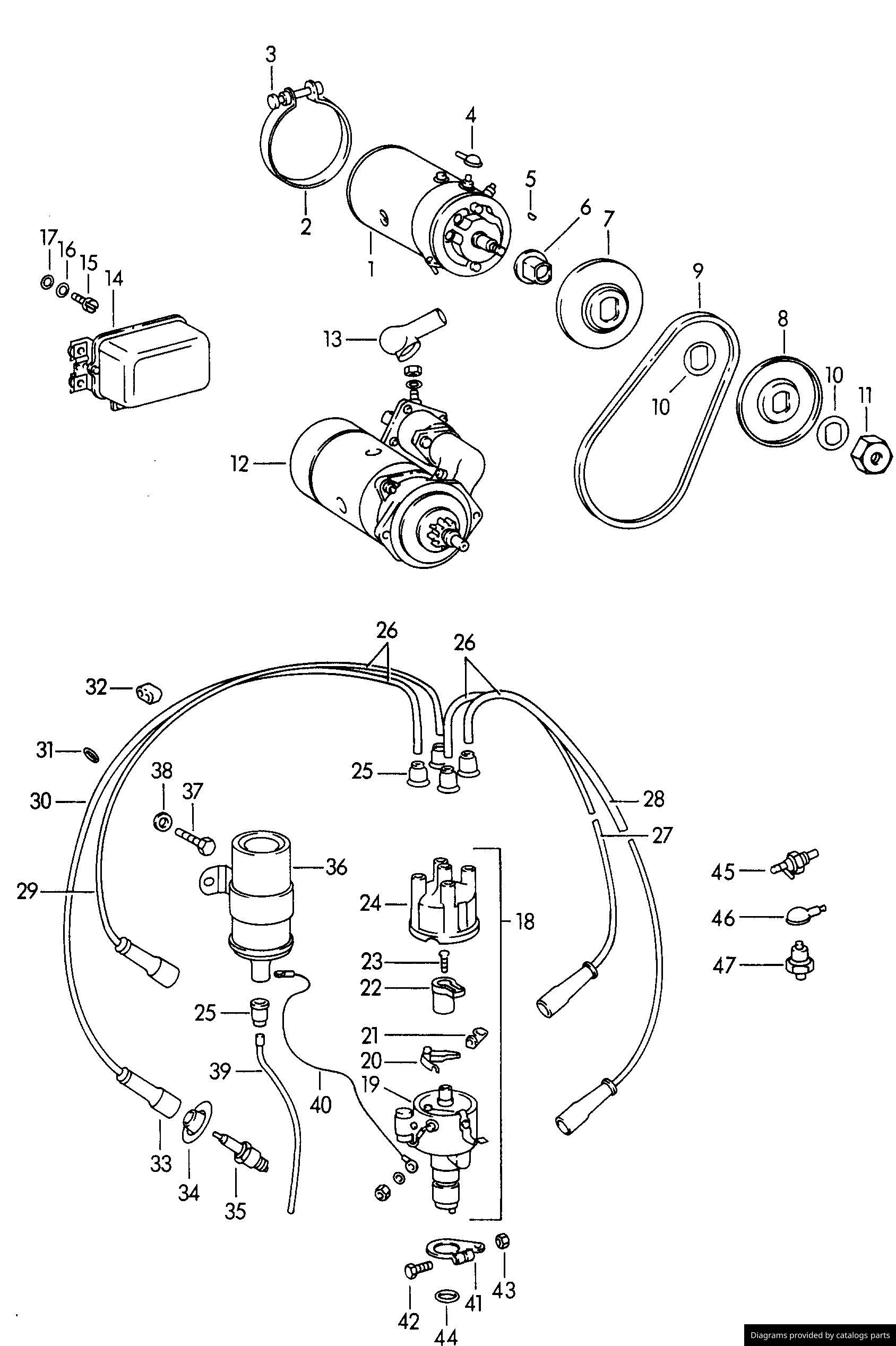 Car part diagram