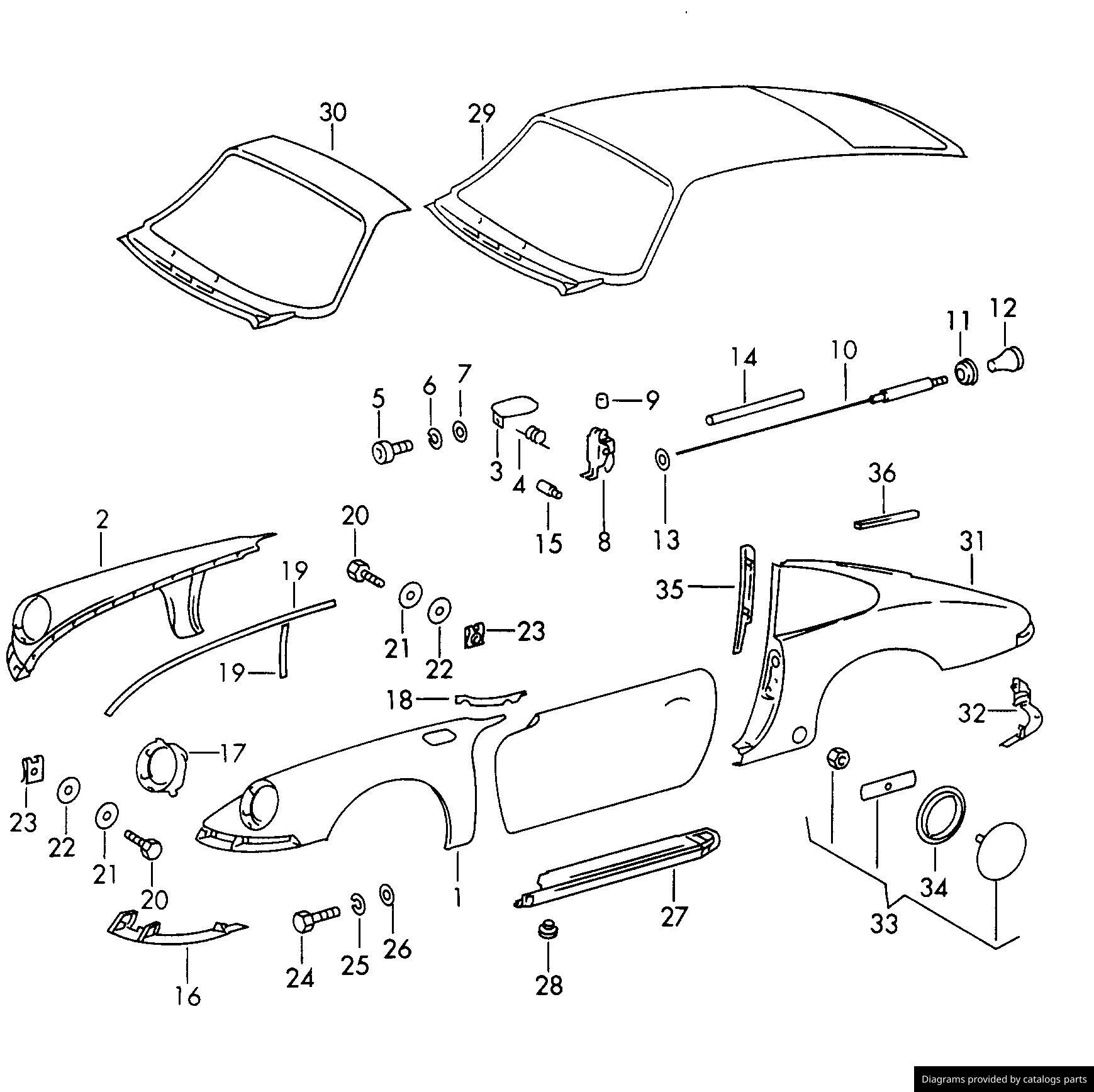 Car part diagram