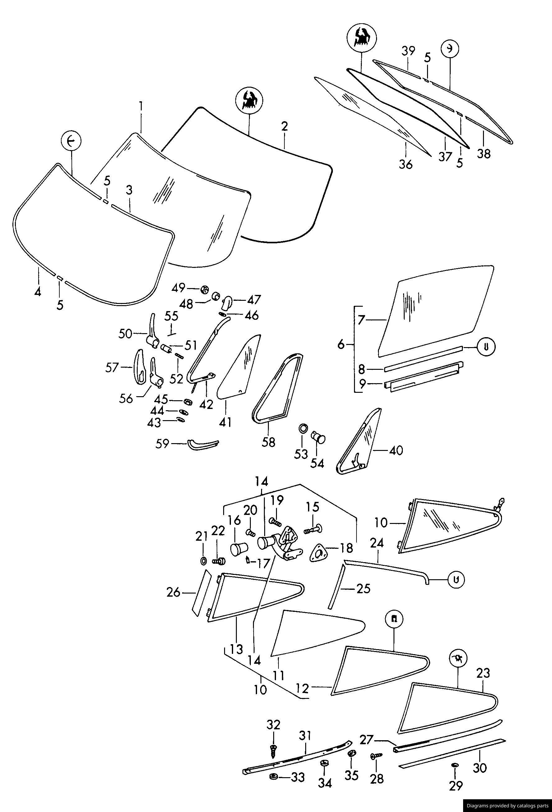 Car part diagram