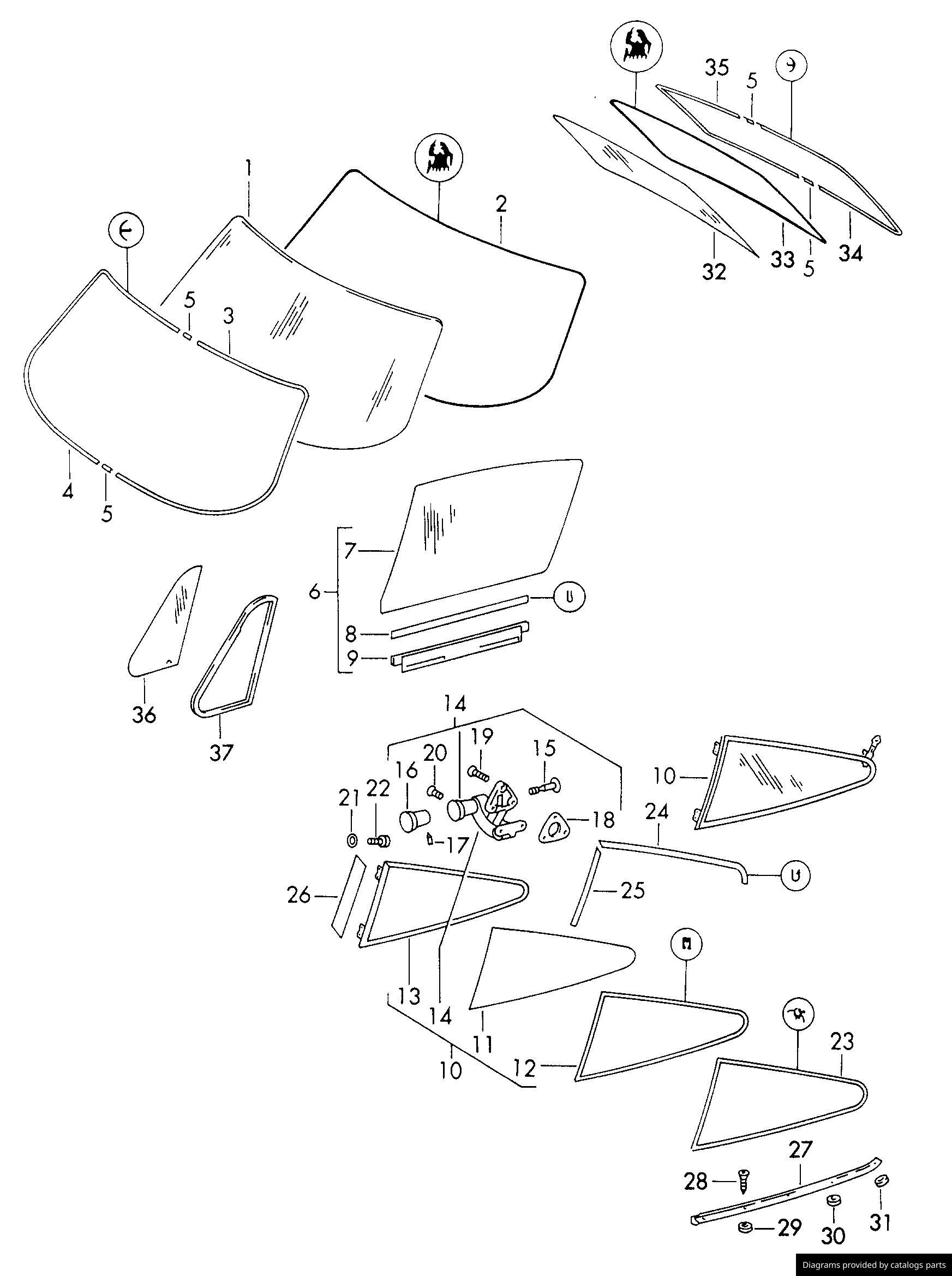 Car part diagram