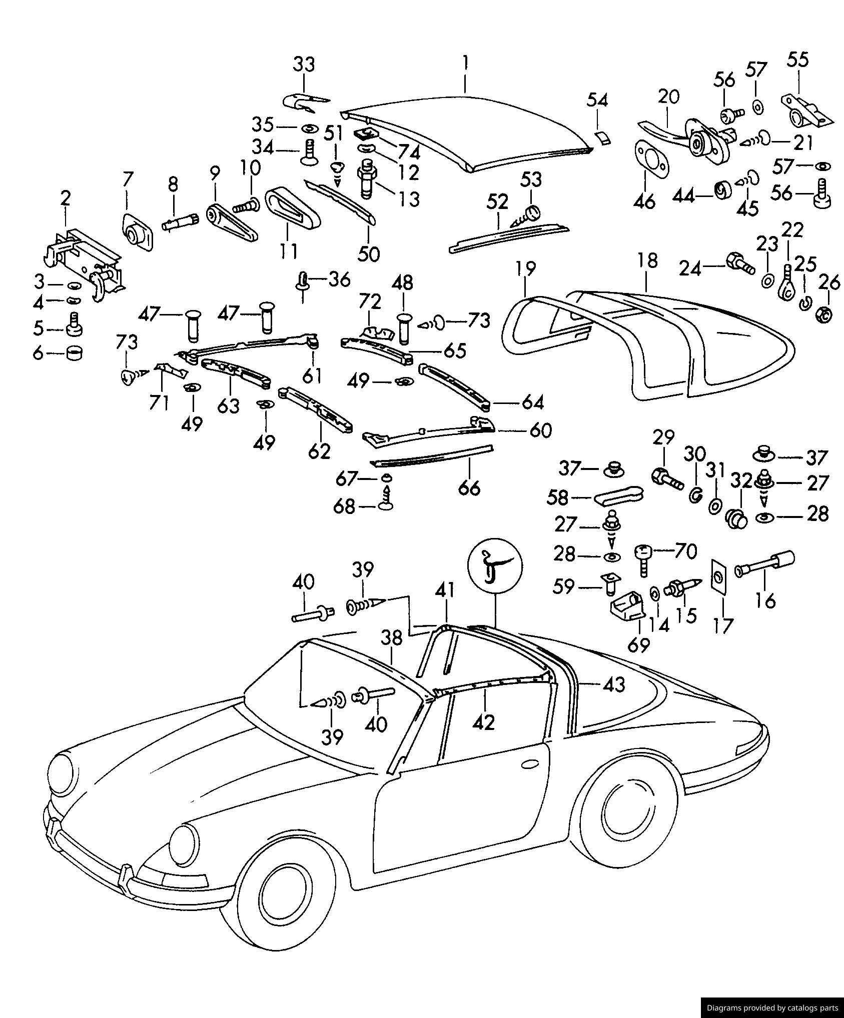Car part diagram