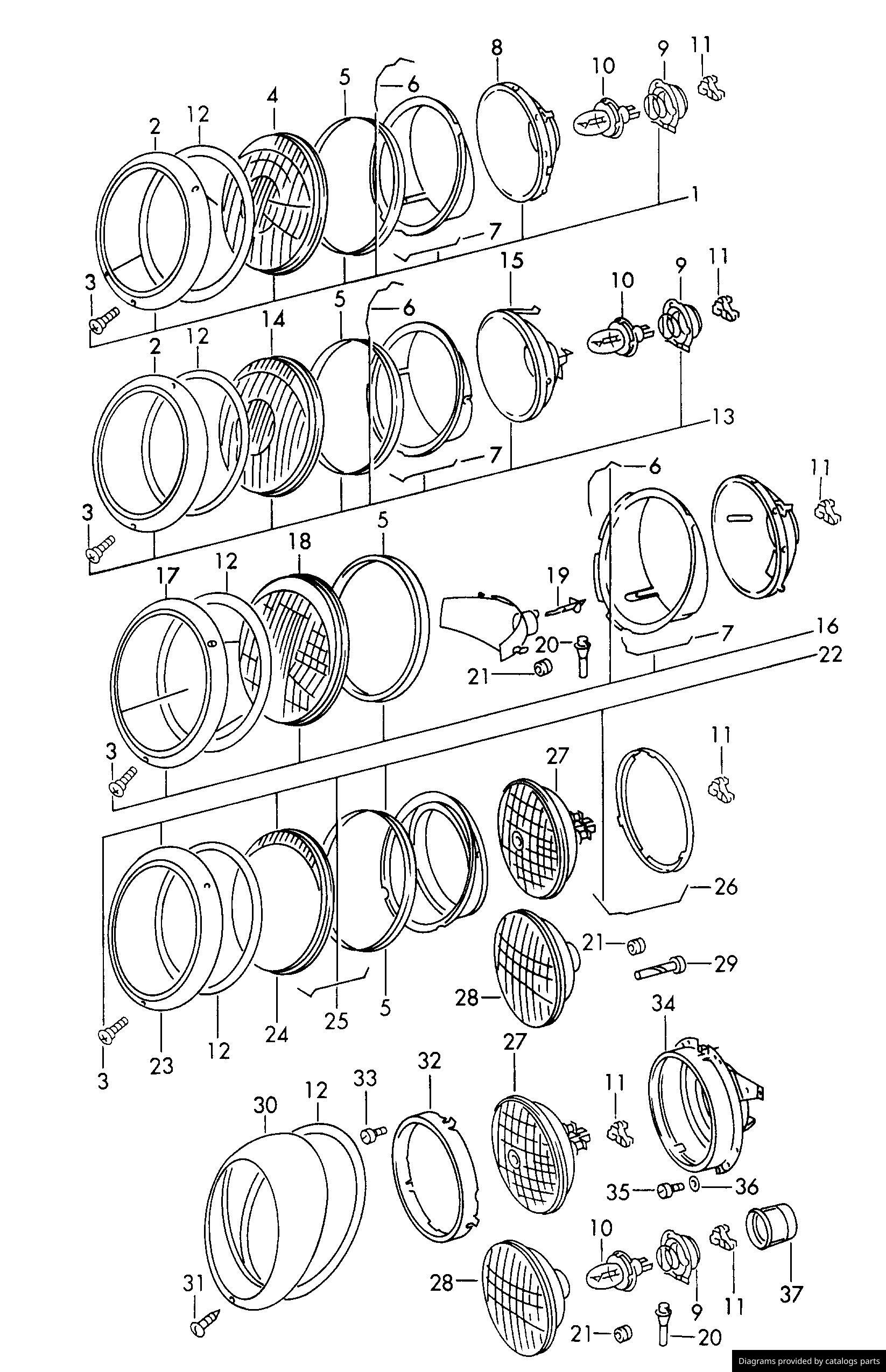 Car part diagram