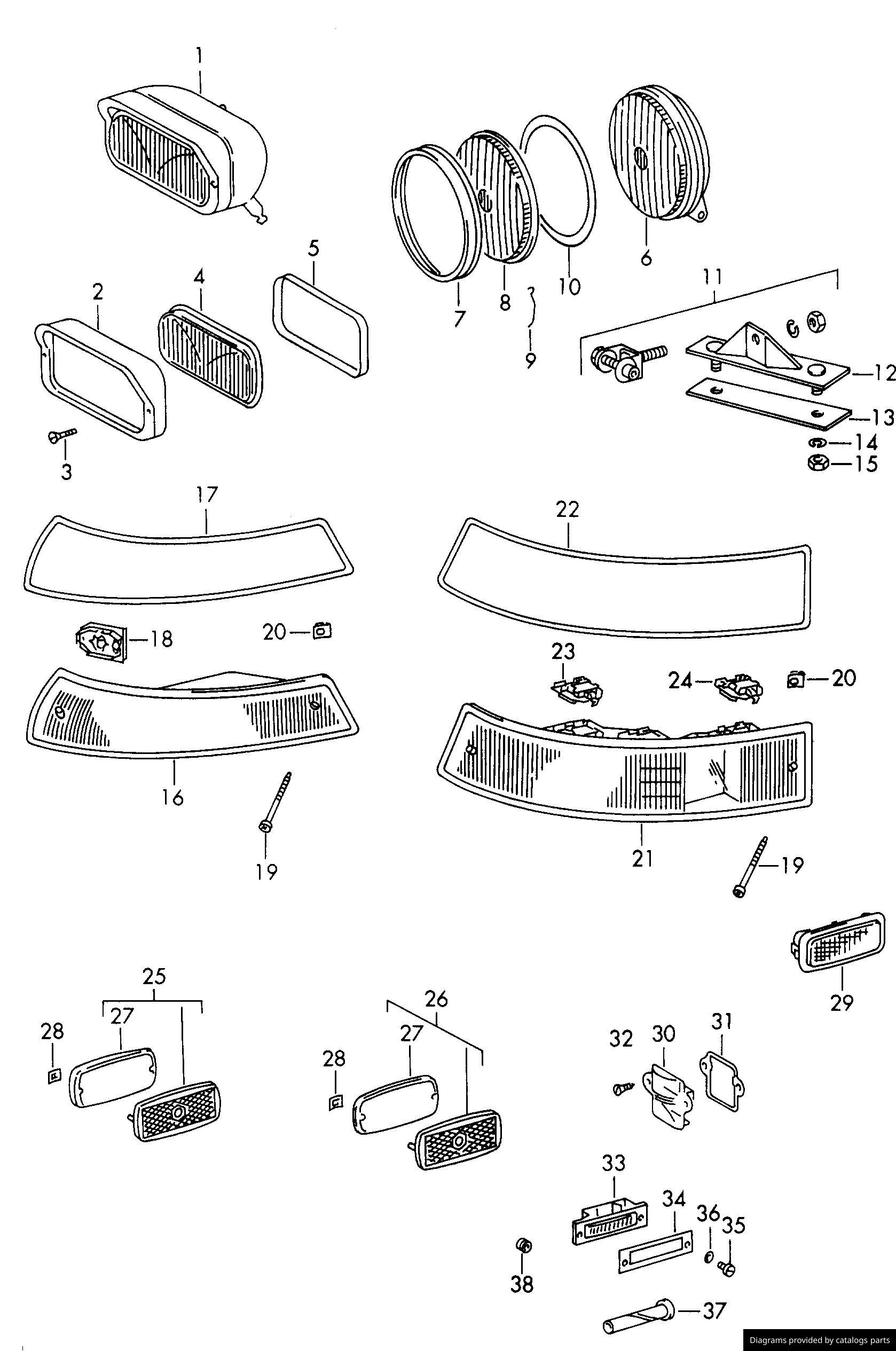 Car part diagram