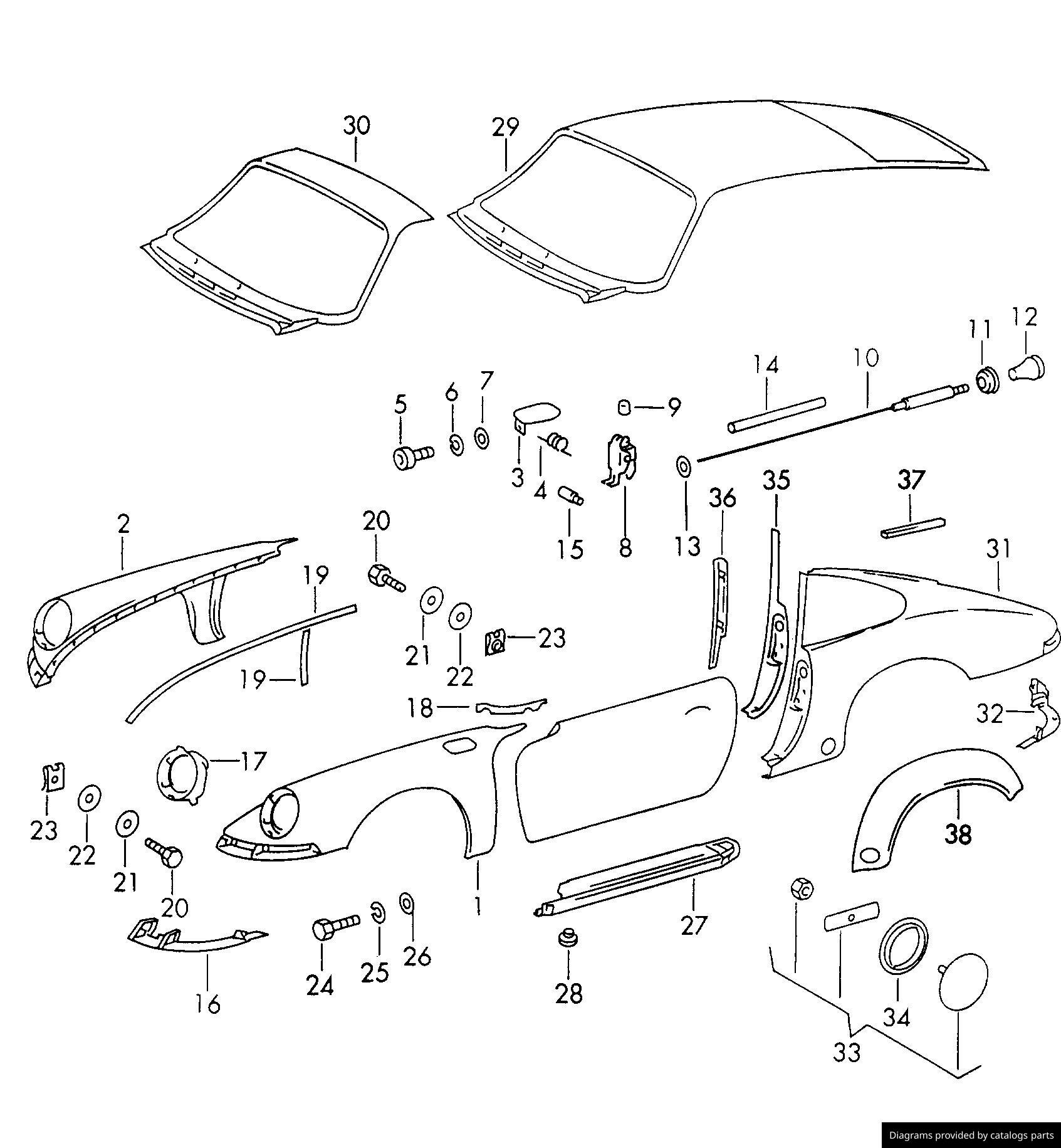 Car part diagram