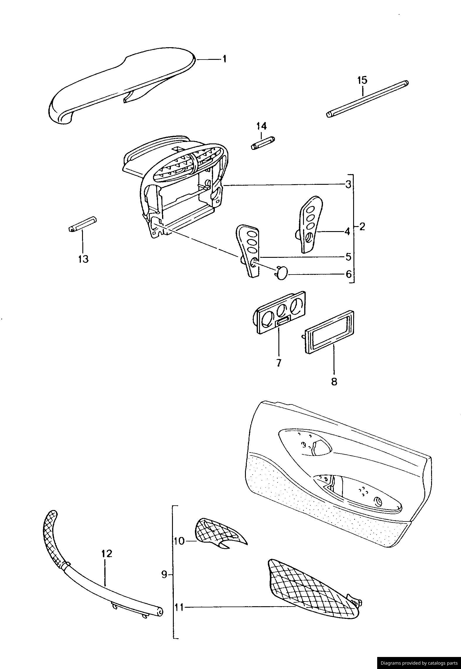 Car part diagram