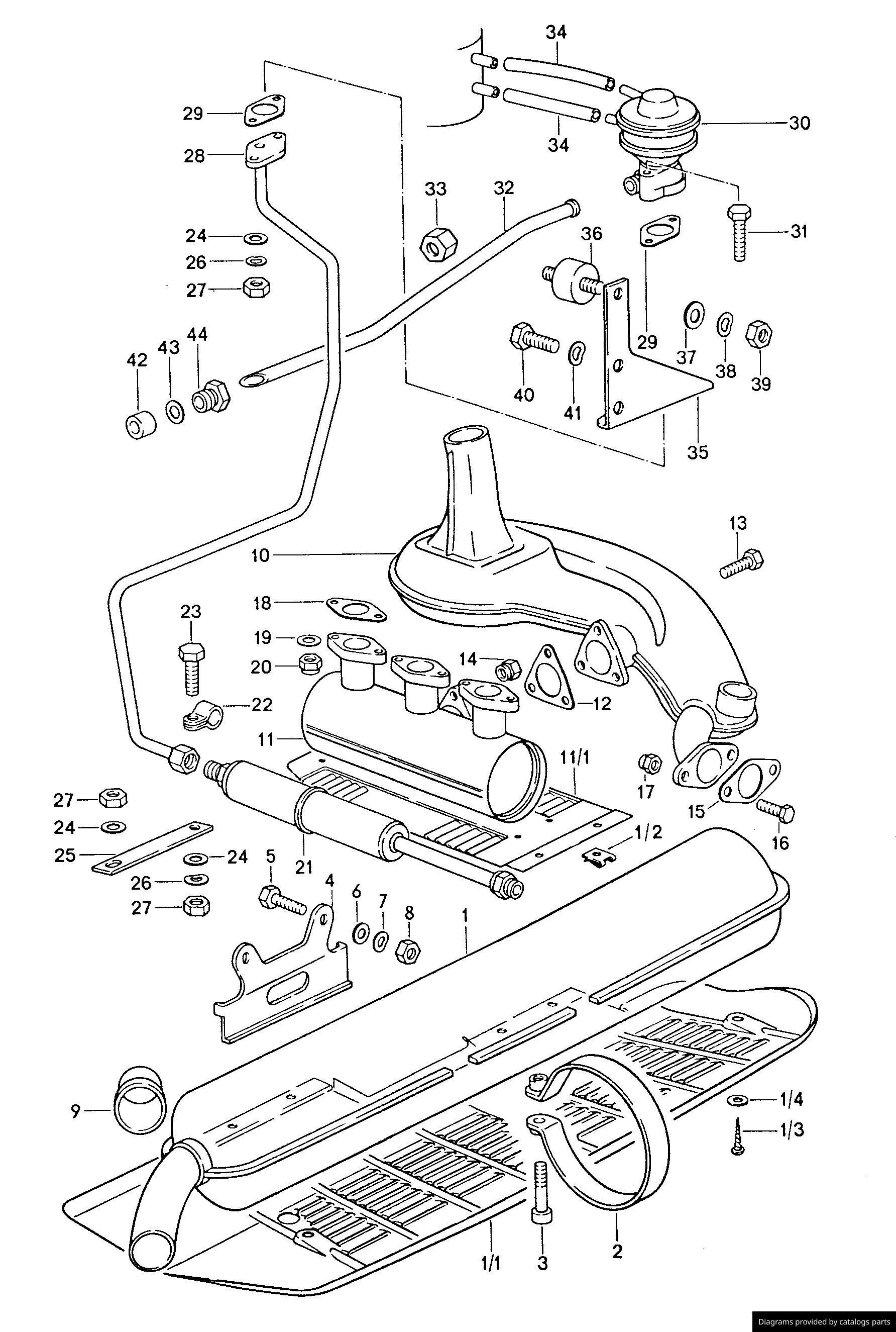 Car part diagram