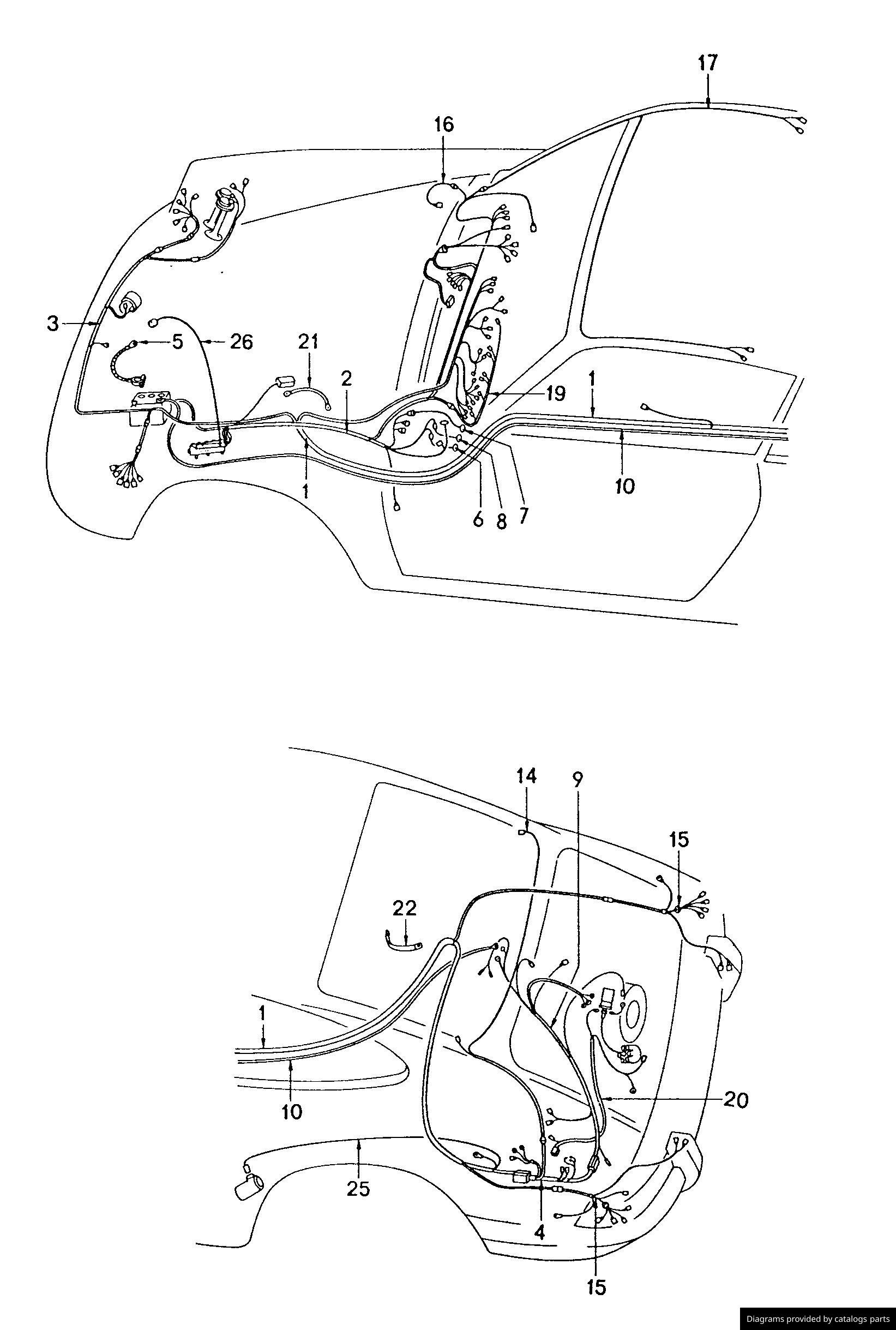 Car part diagram