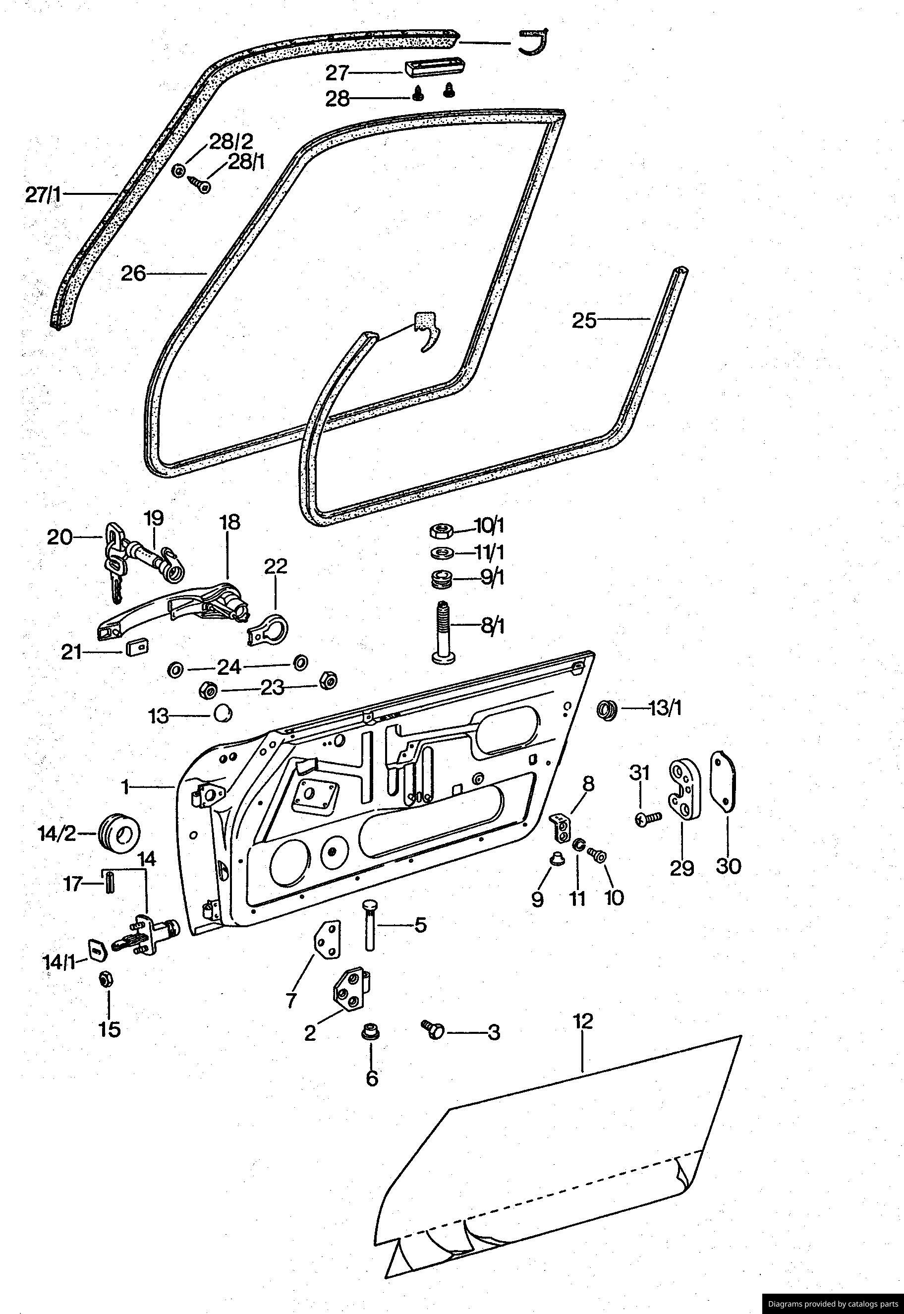 Car part diagram