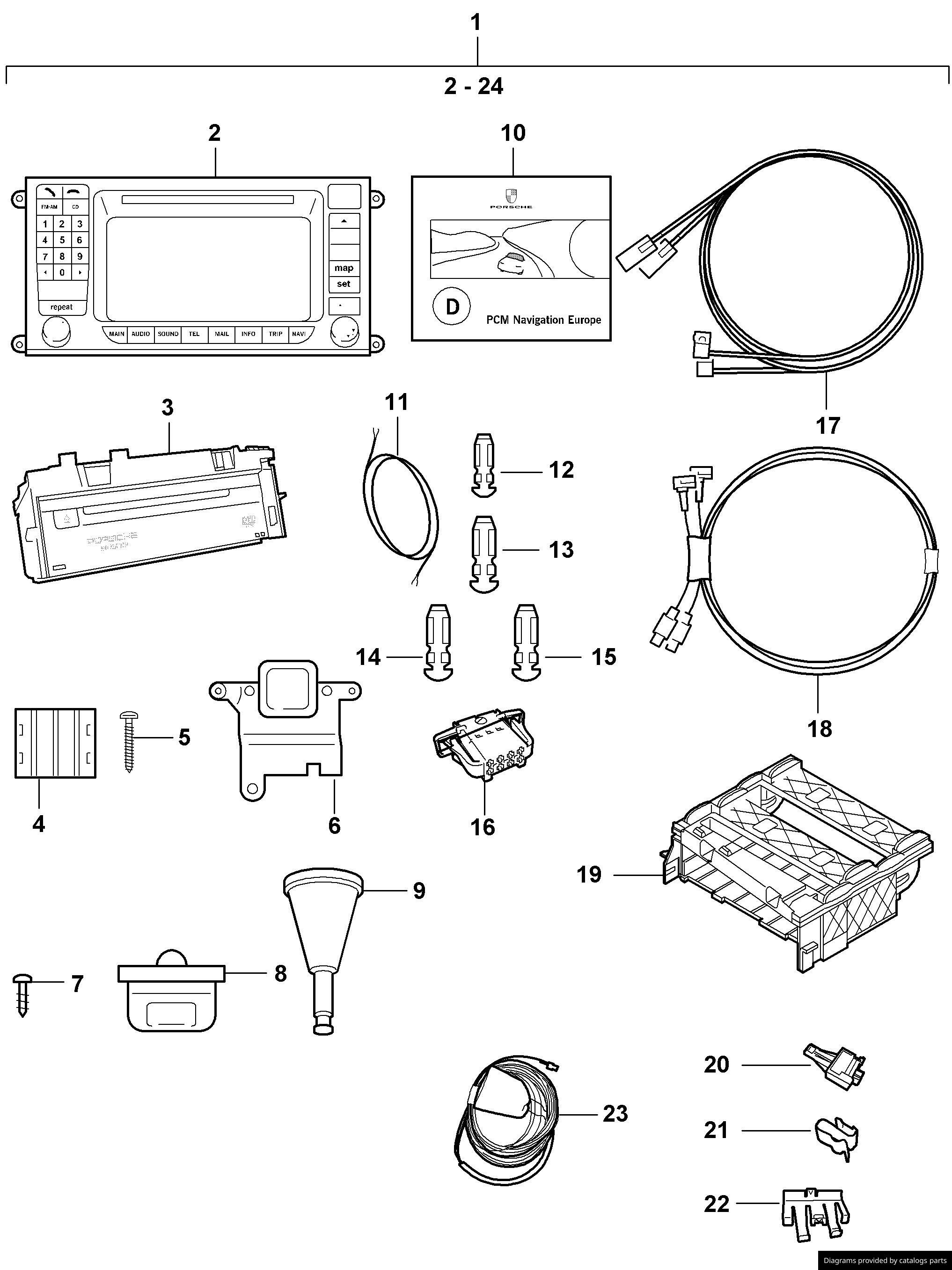 Car part diagram