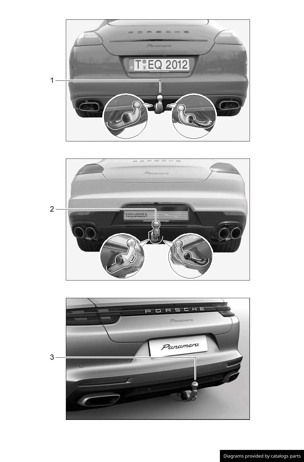 Porsche panamera on sale trailer hitch