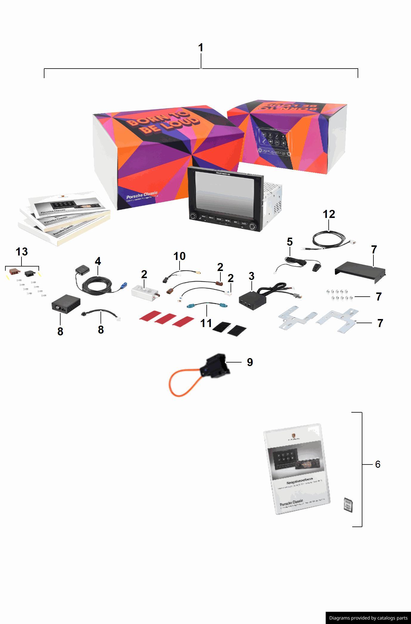 Car part diagram