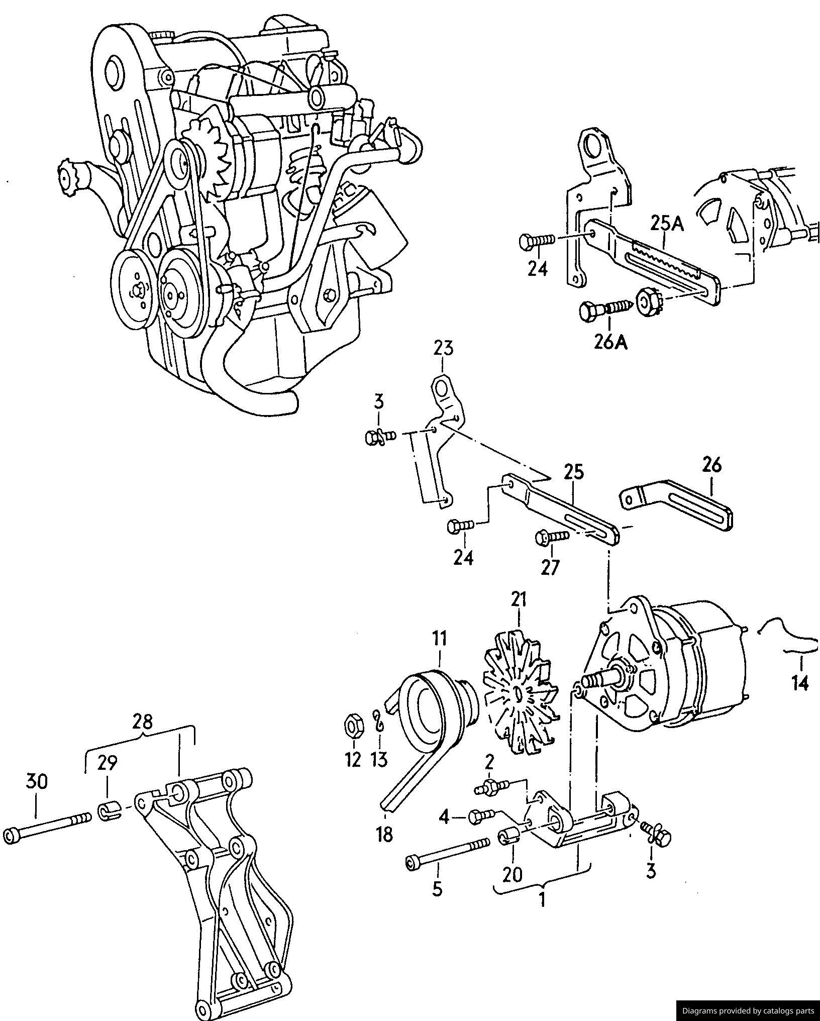 Car part diagram