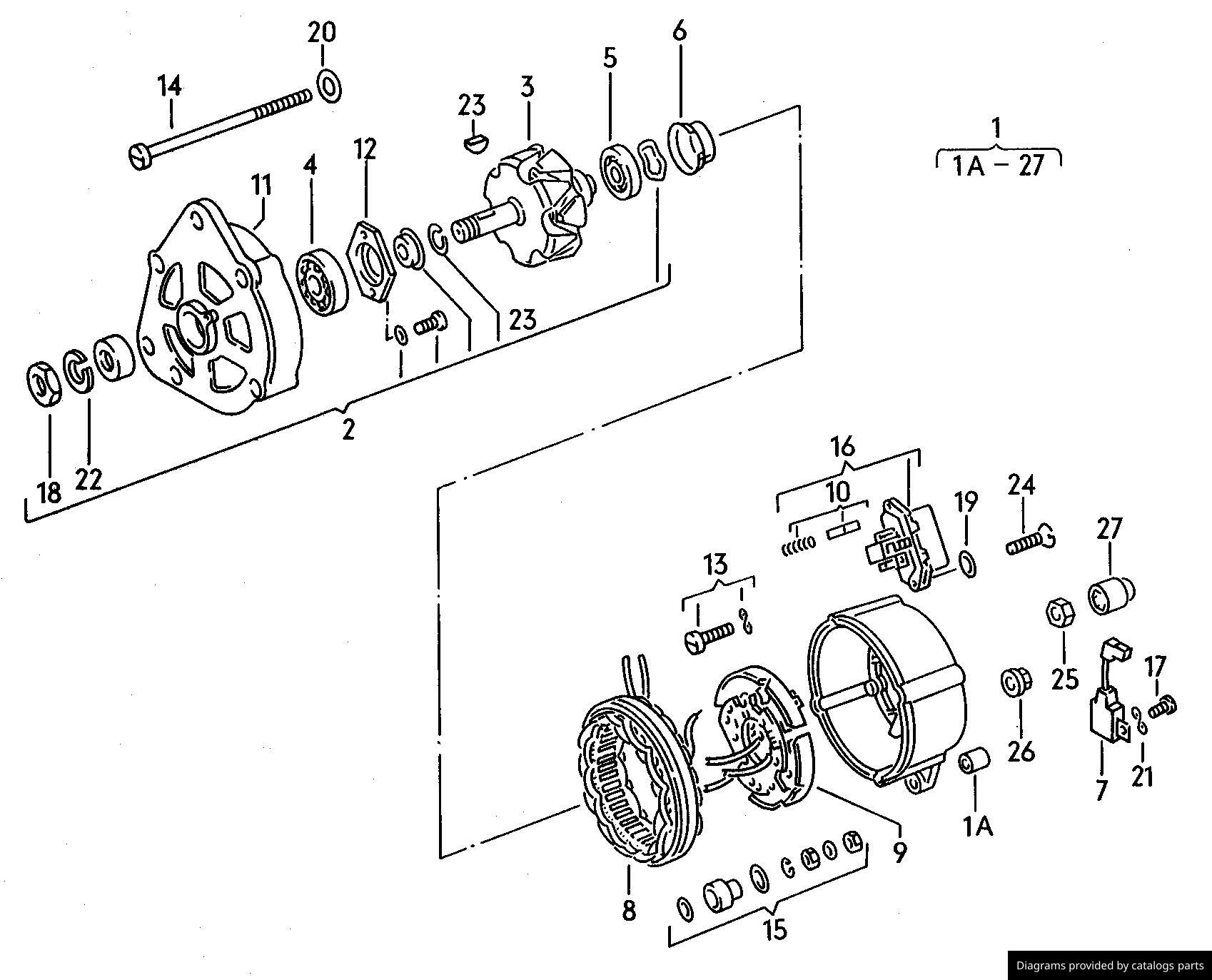 Car part diagram