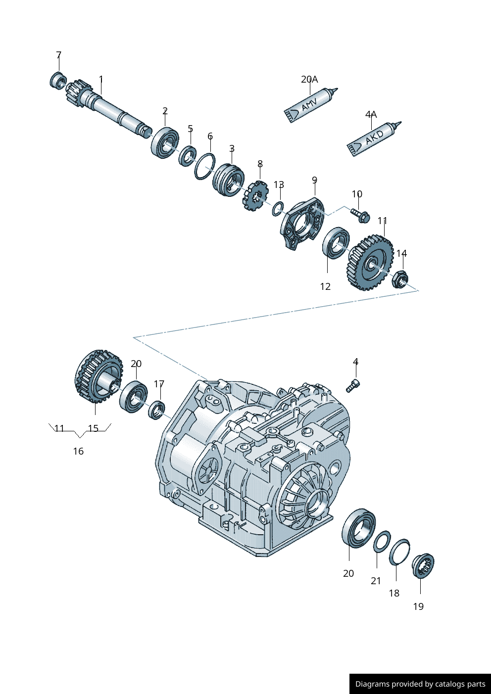 Car part diagram