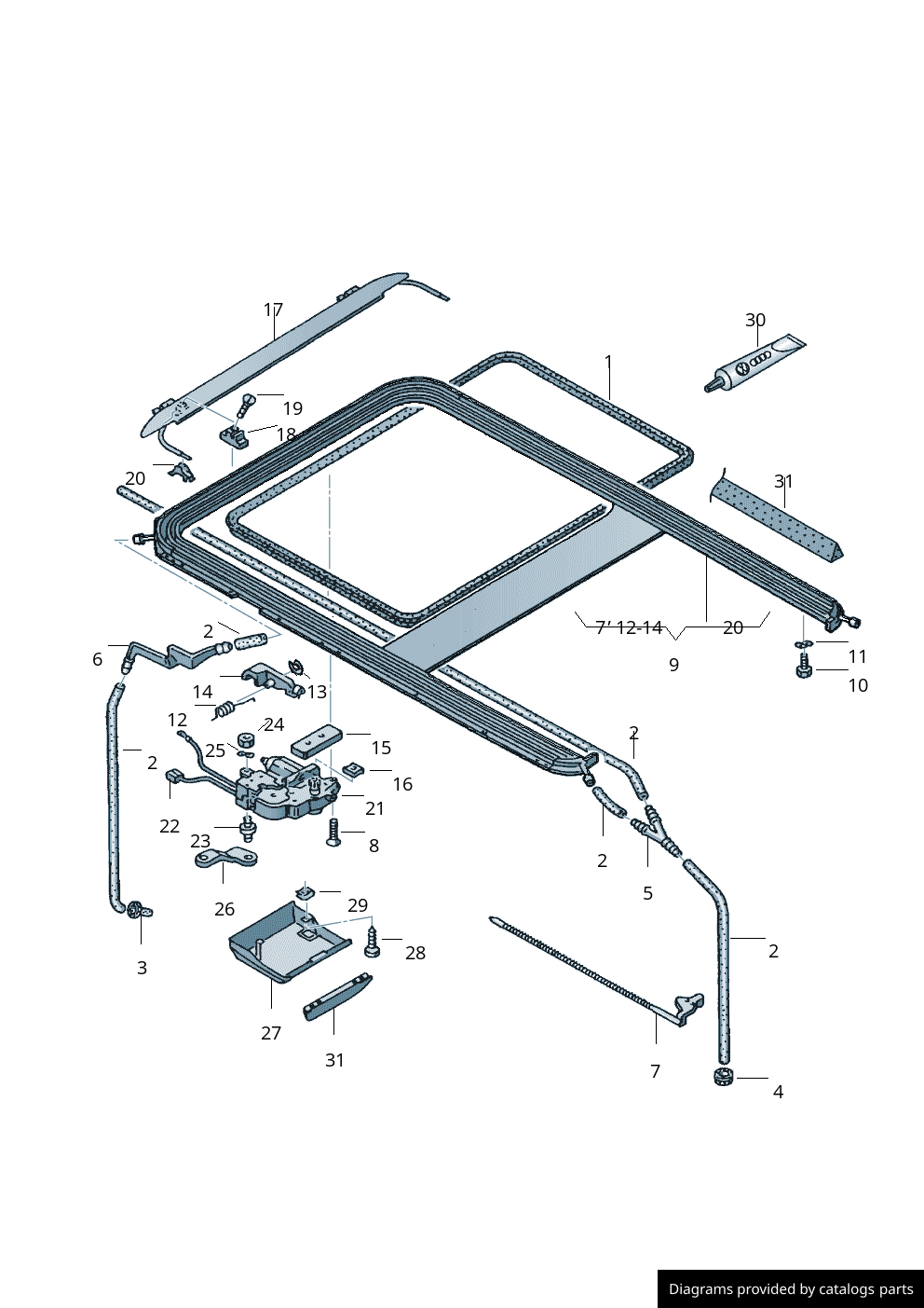 Car part diagram