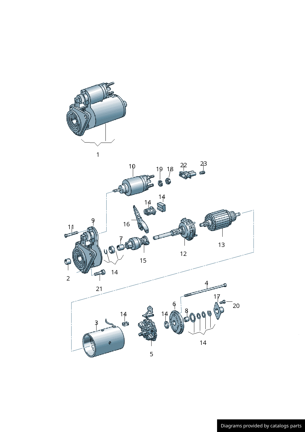 Car part diagram