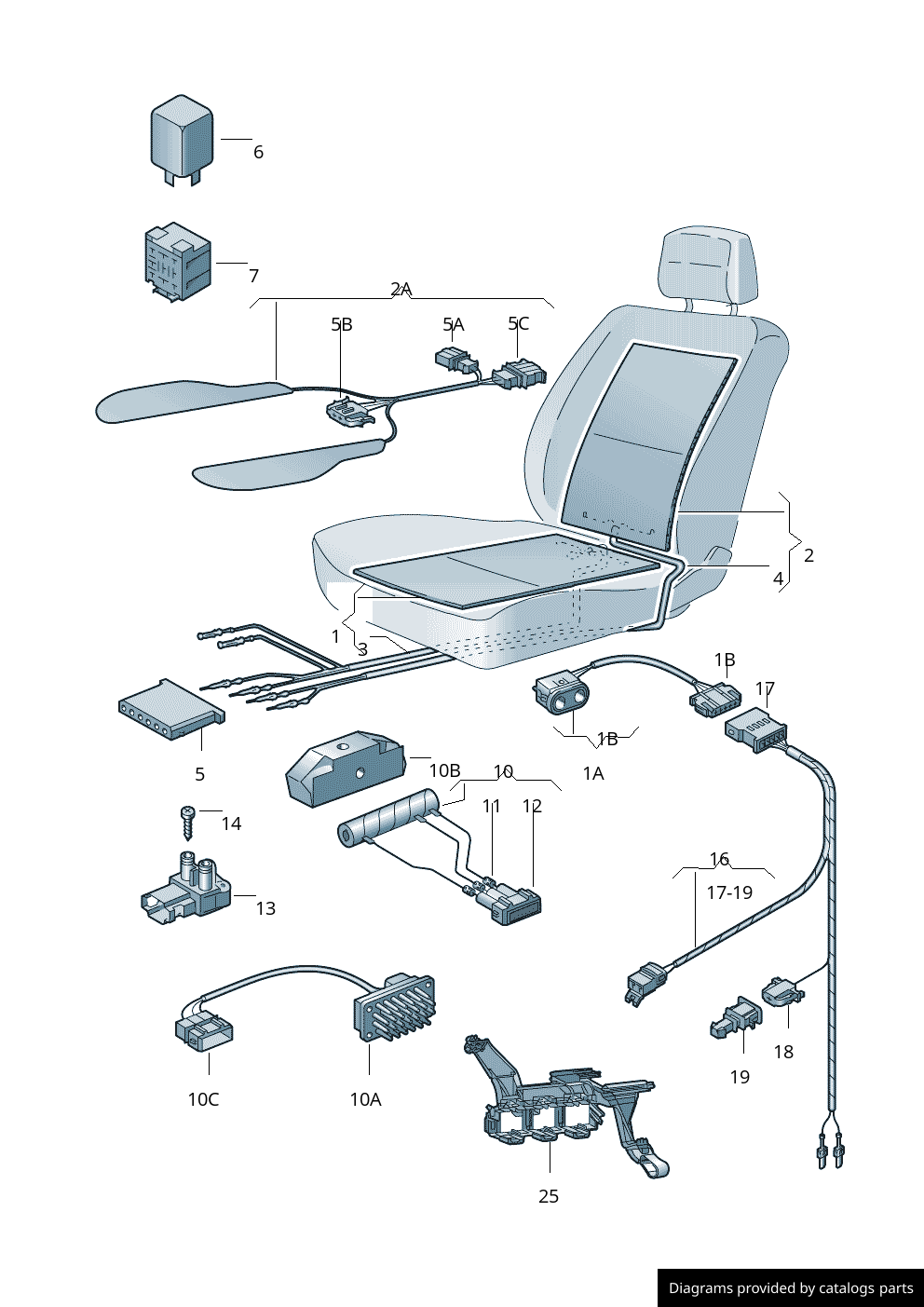 Car part diagram