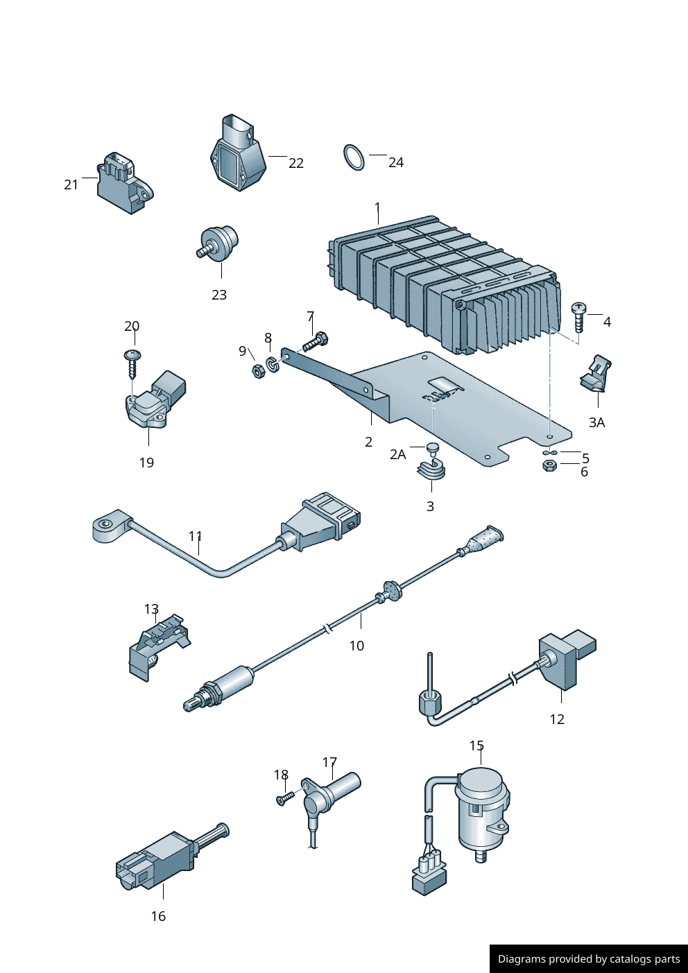 Car part diagram