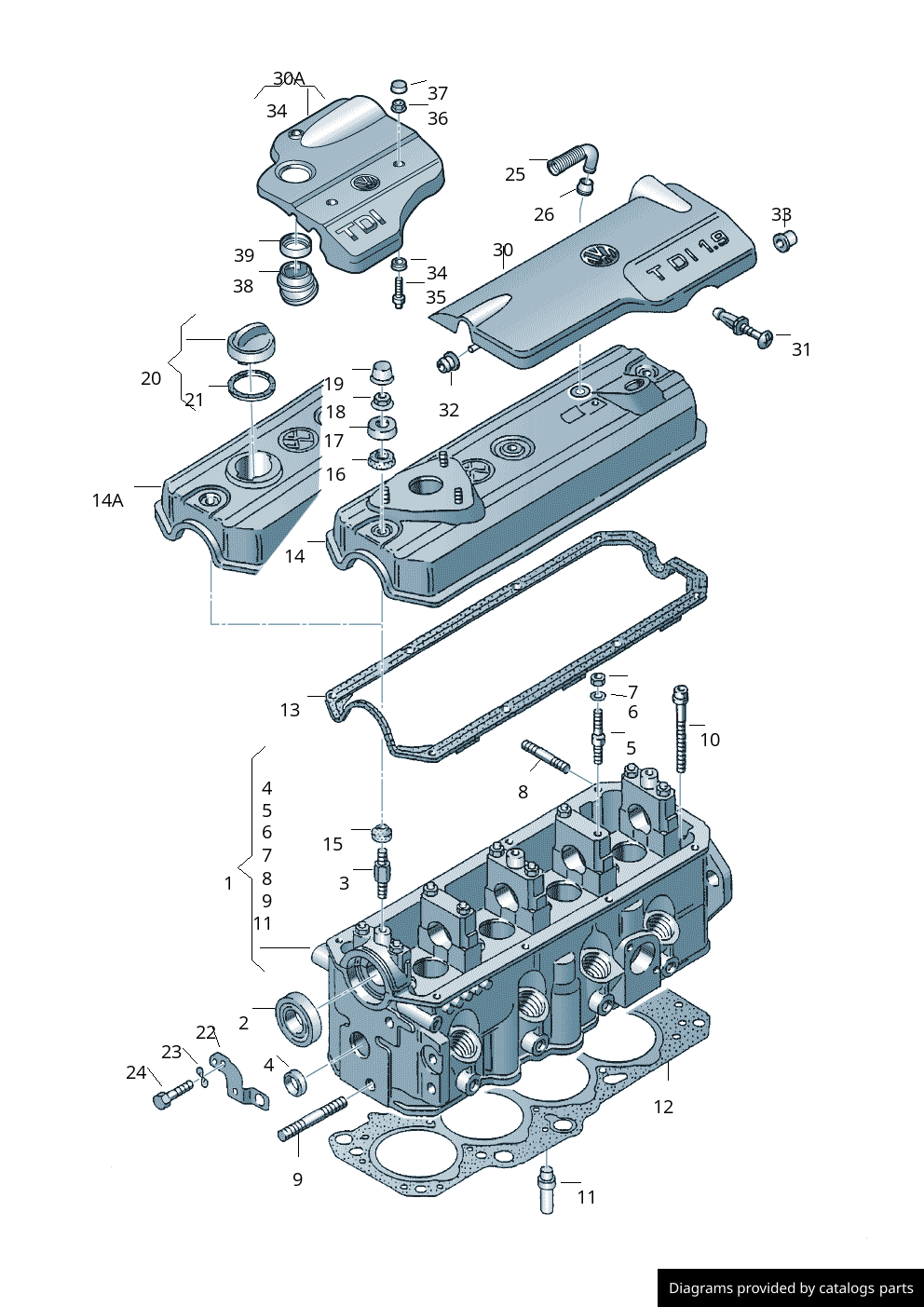 Car part diagram