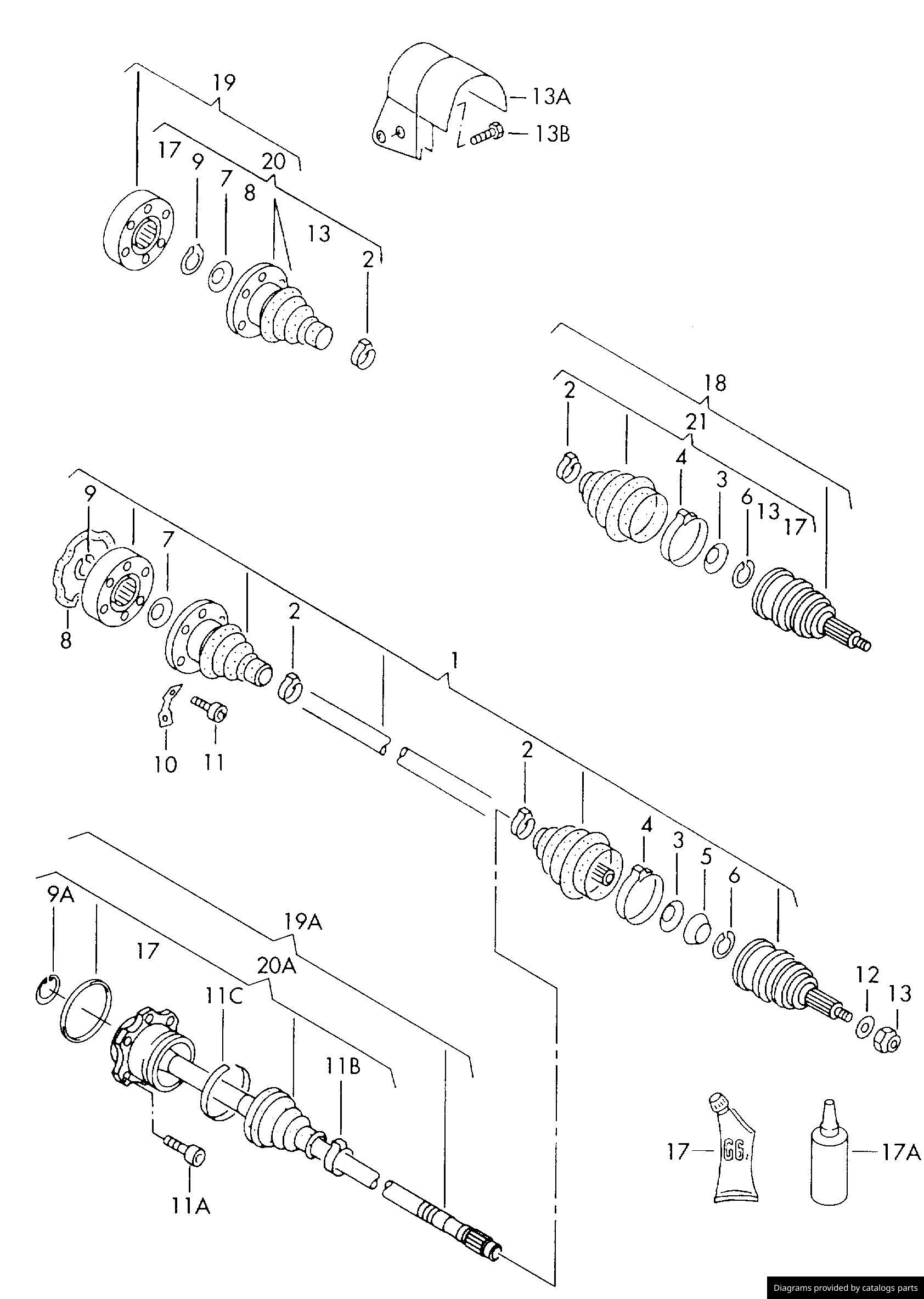 Car part diagram