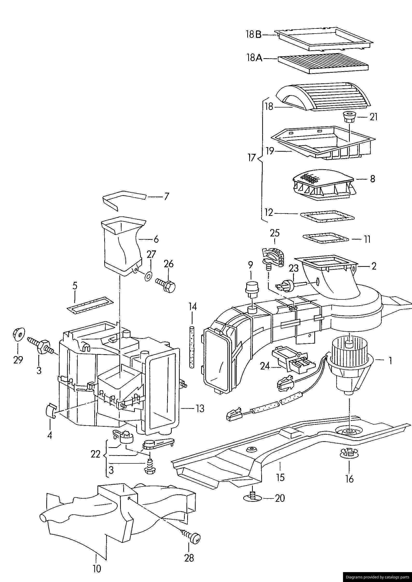 Car part diagram