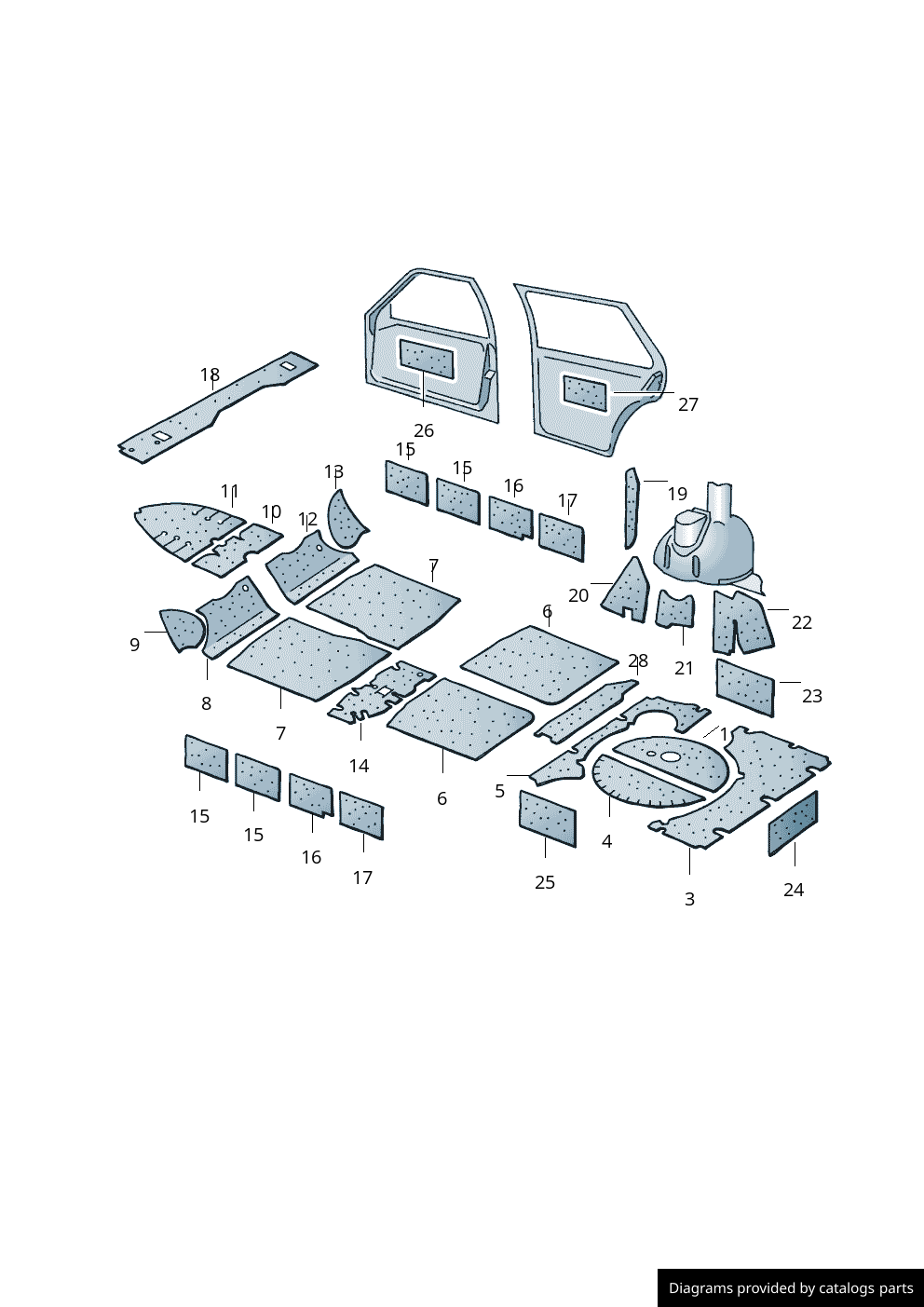 Car part diagram