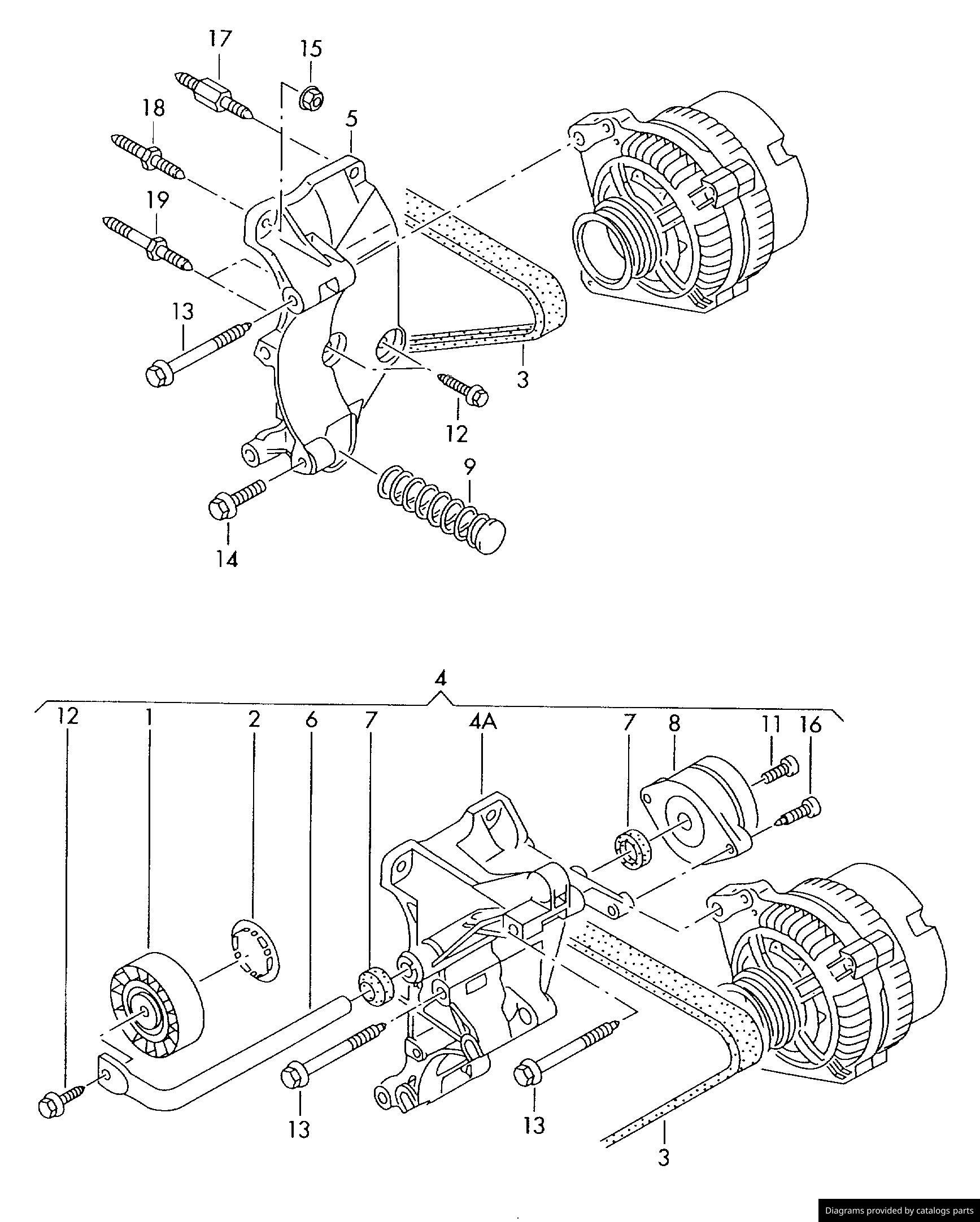 Car part diagram