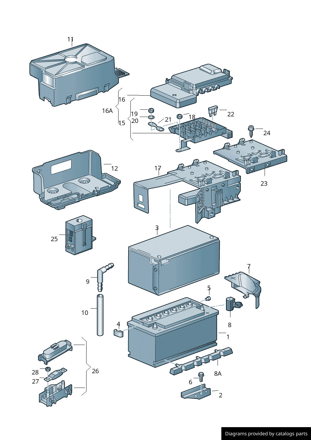 Car part diagram