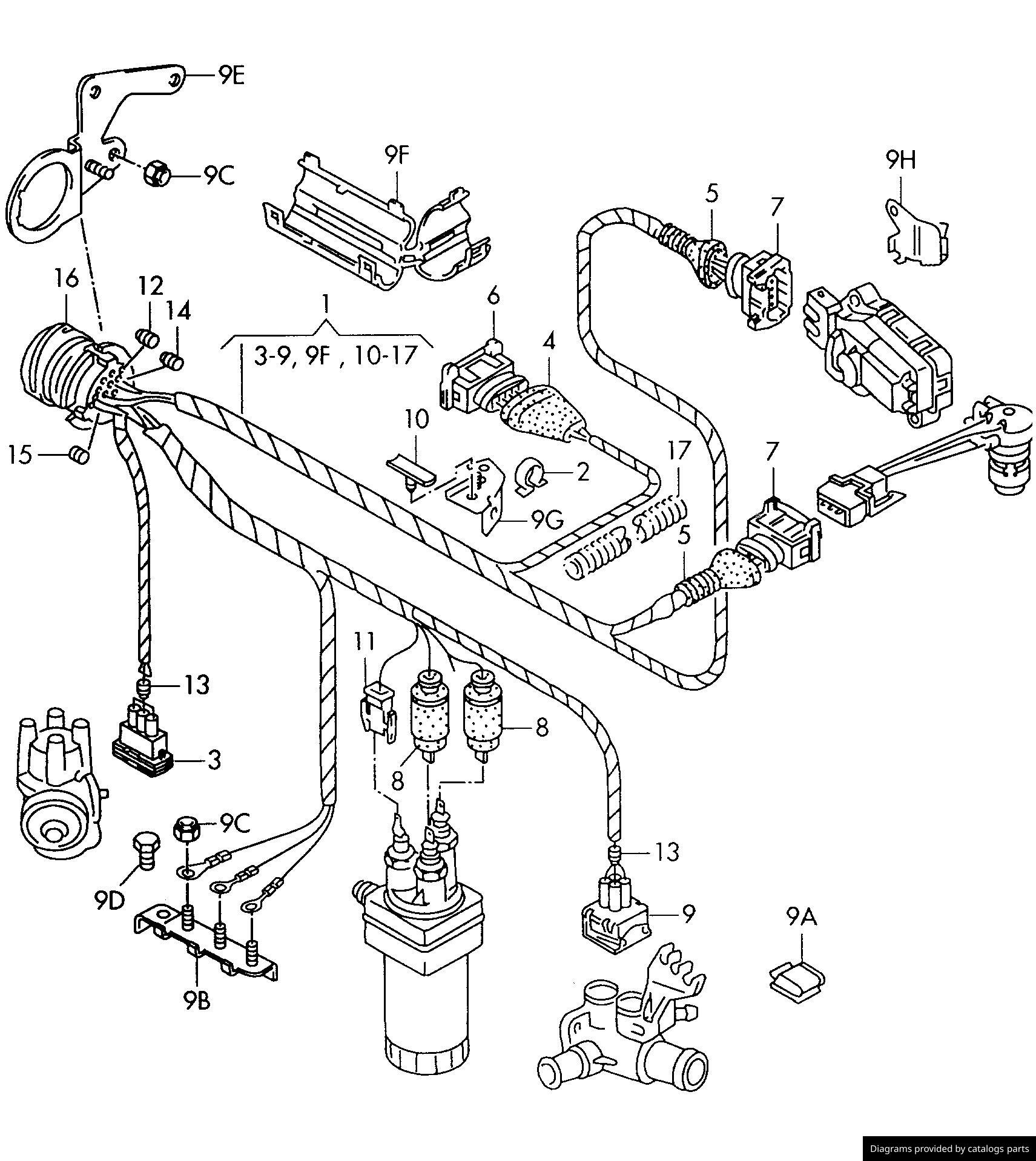Car part diagram