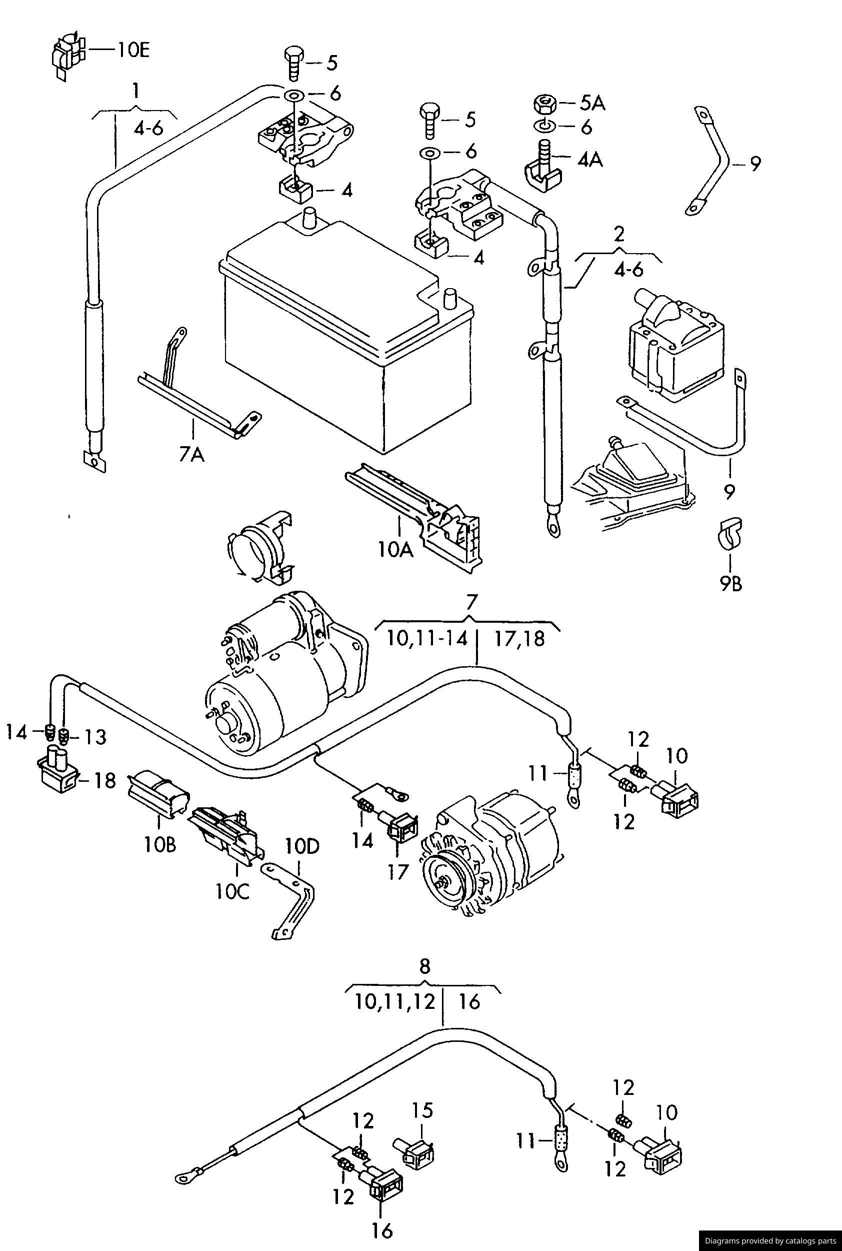 Car part diagram