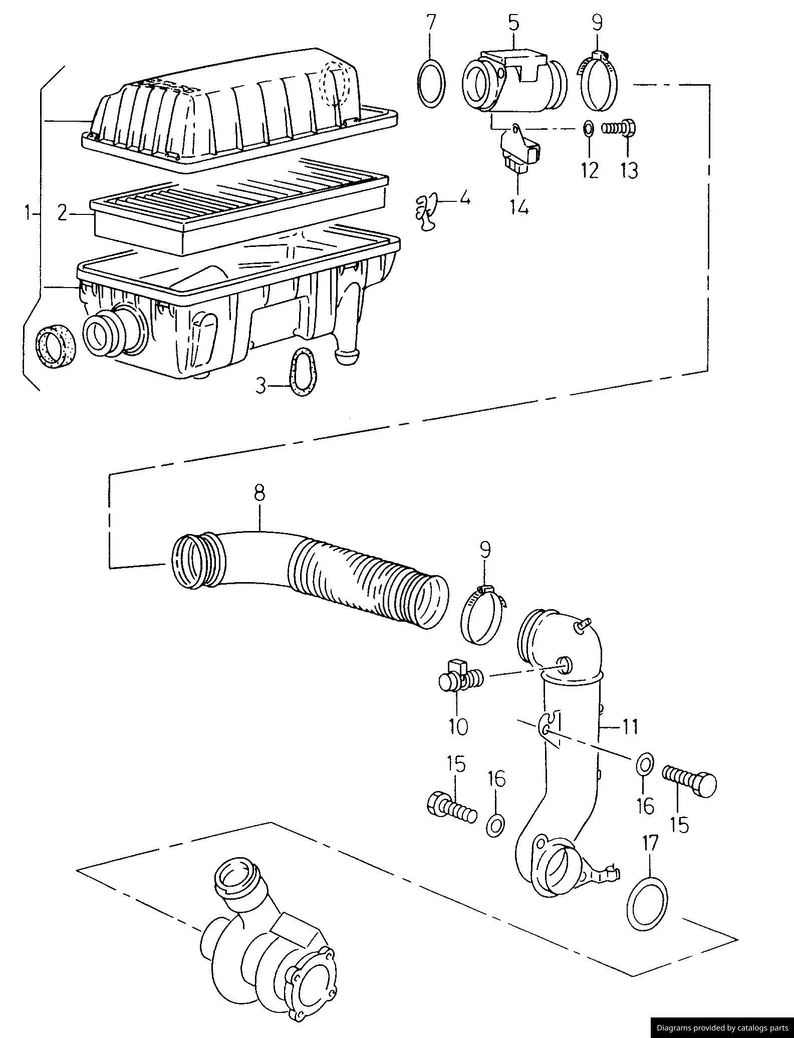 Car part diagram