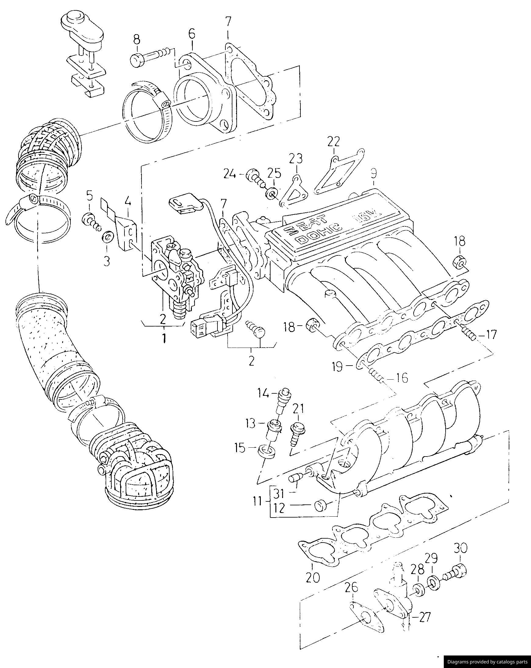 Car part diagram