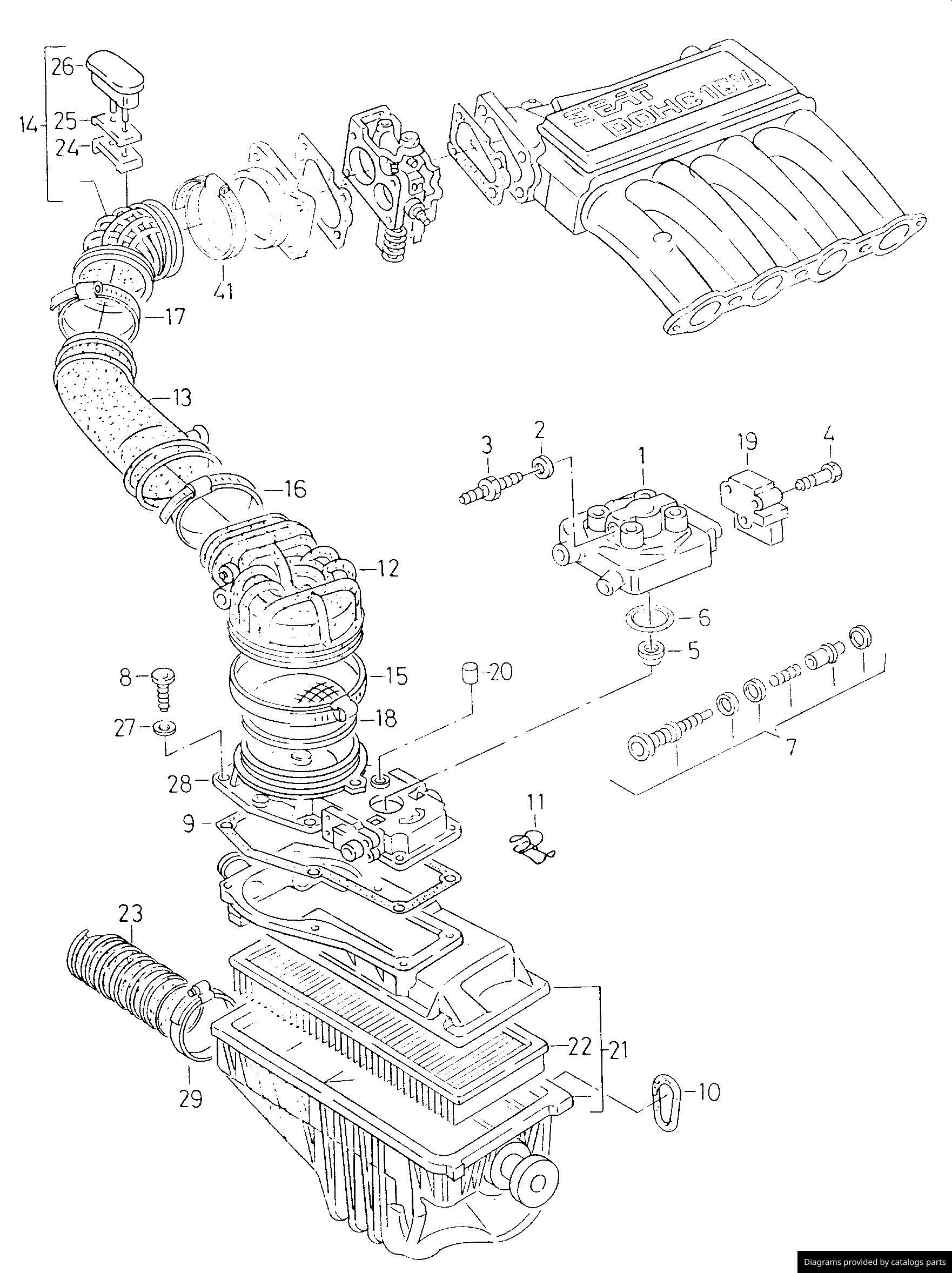 Car part diagram