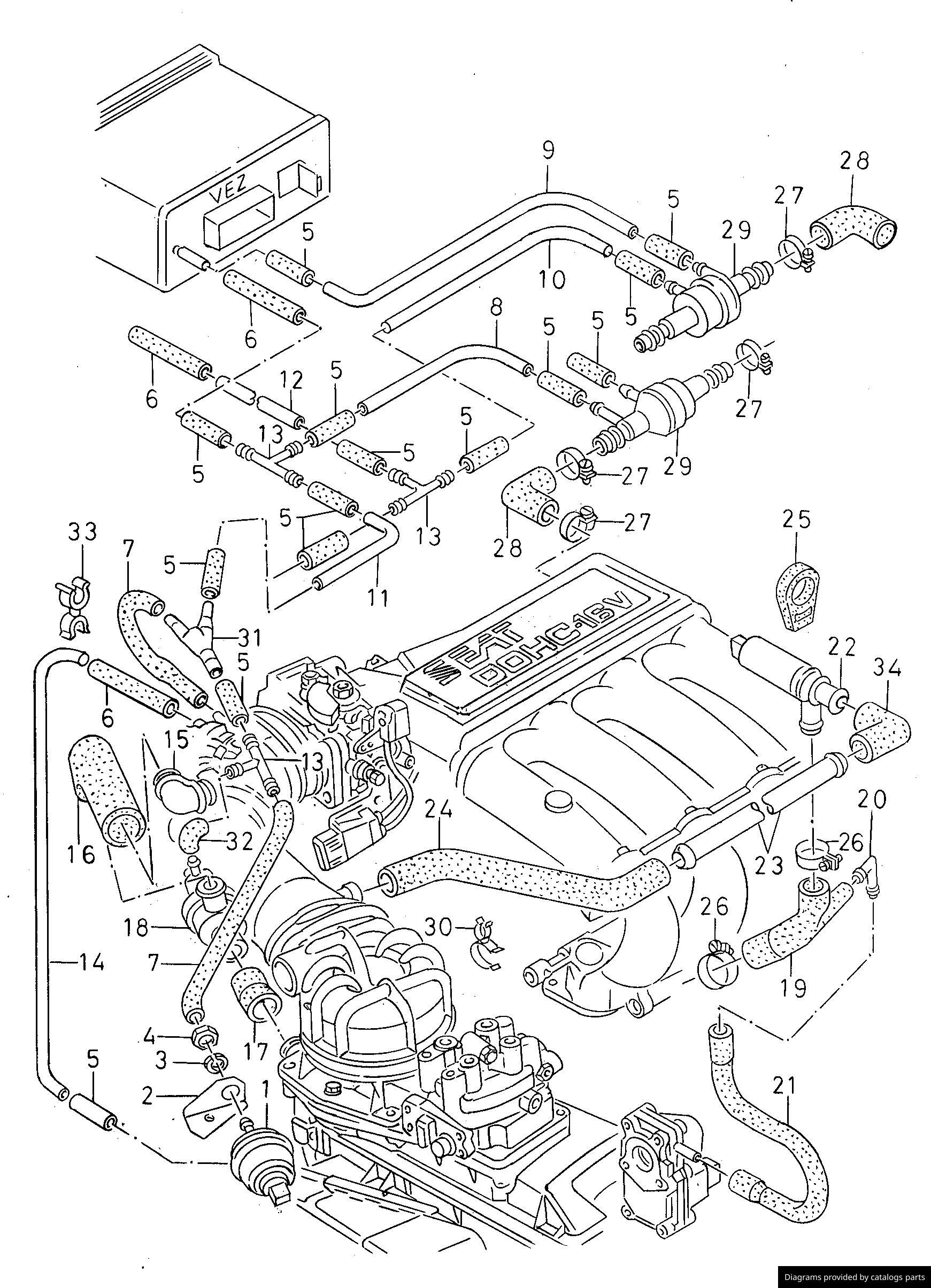Car part diagram
