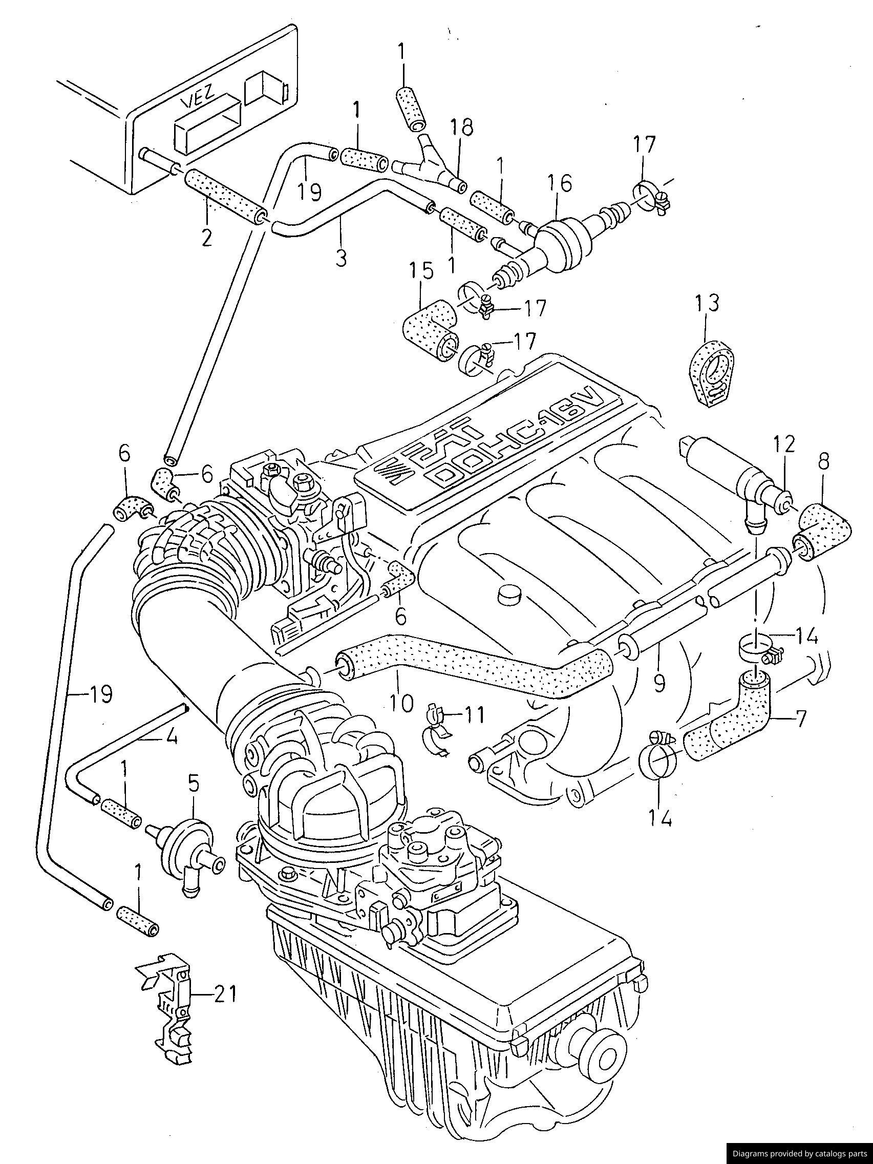 Car part diagram