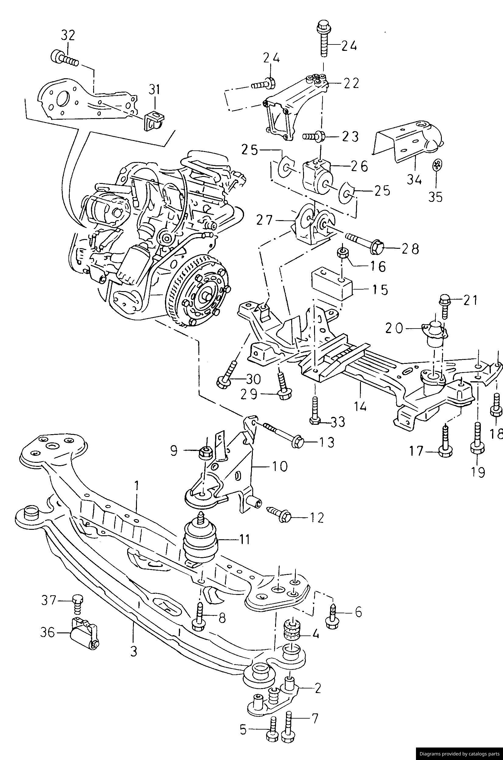 Car part diagram