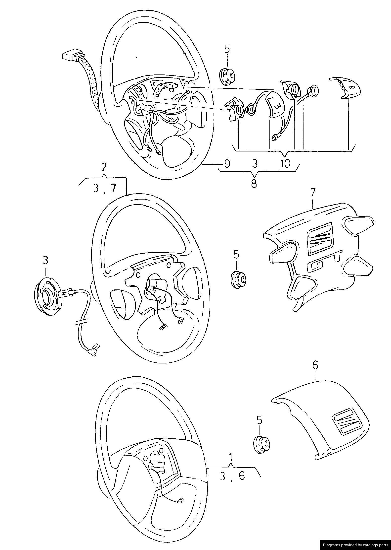 Car part diagram