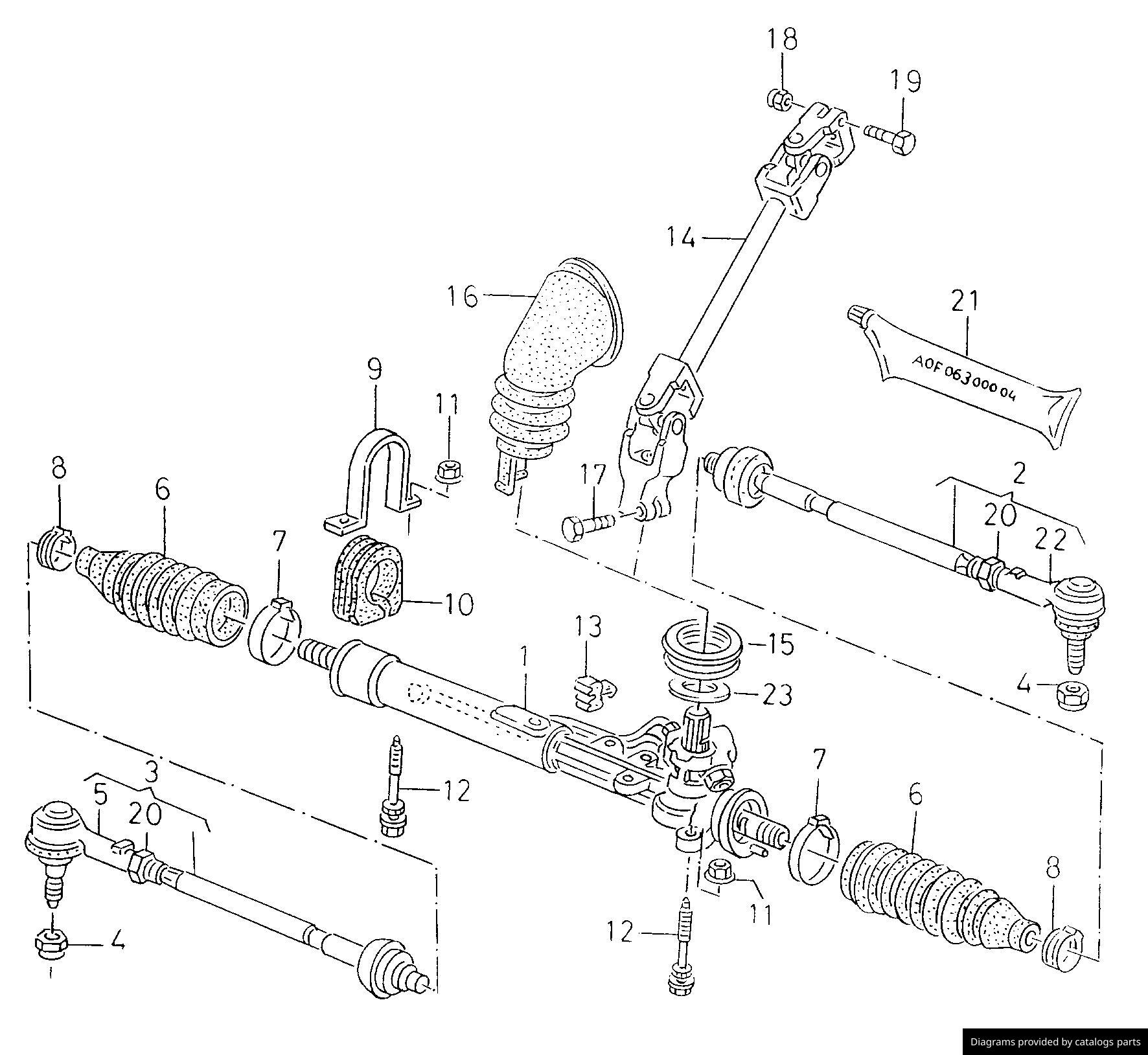 Car part diagram