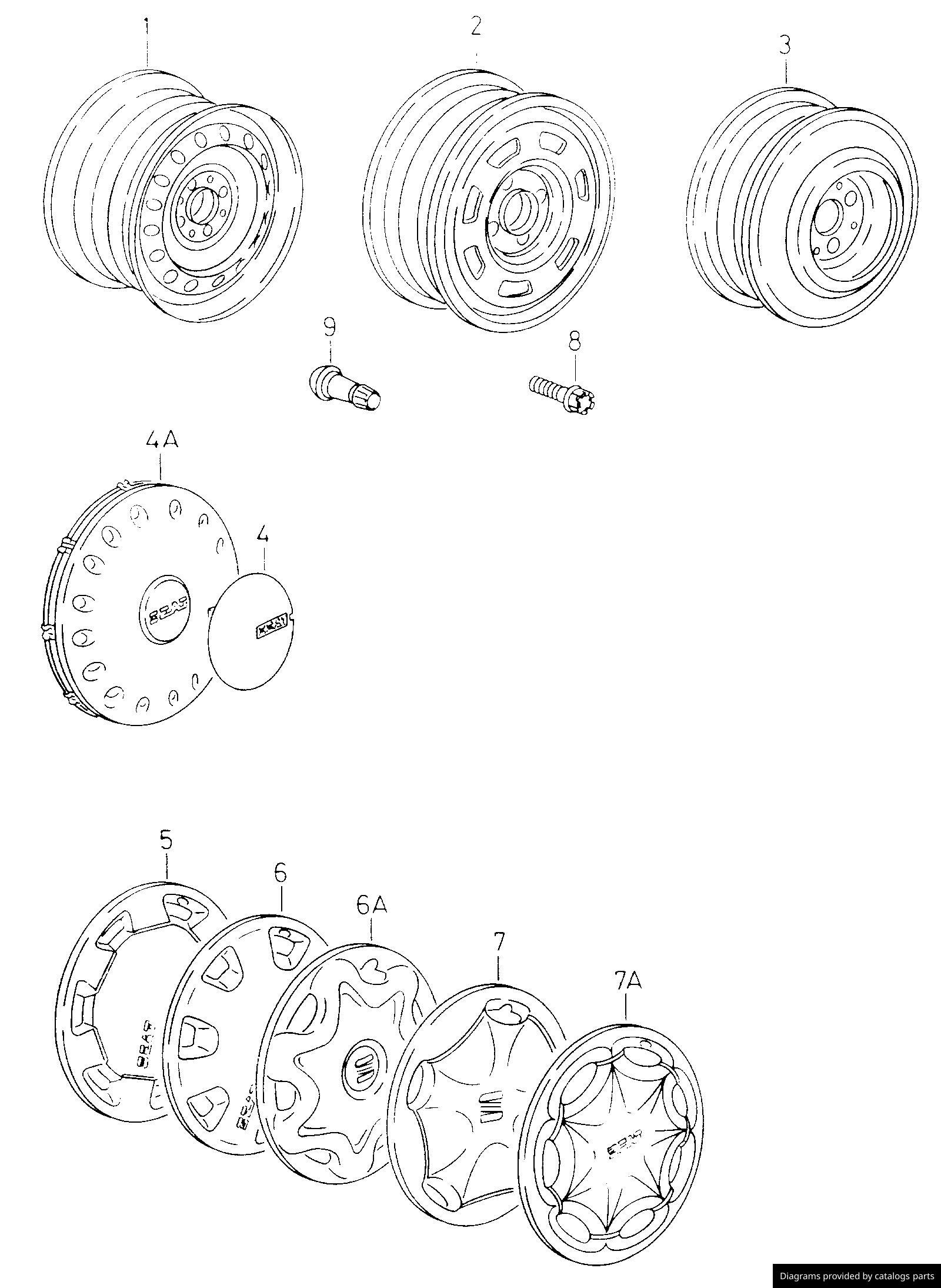 Car part diagram
