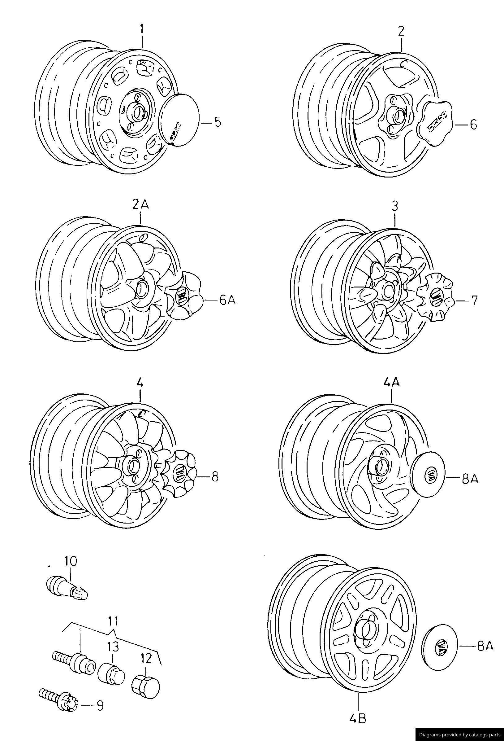 Car part diagram