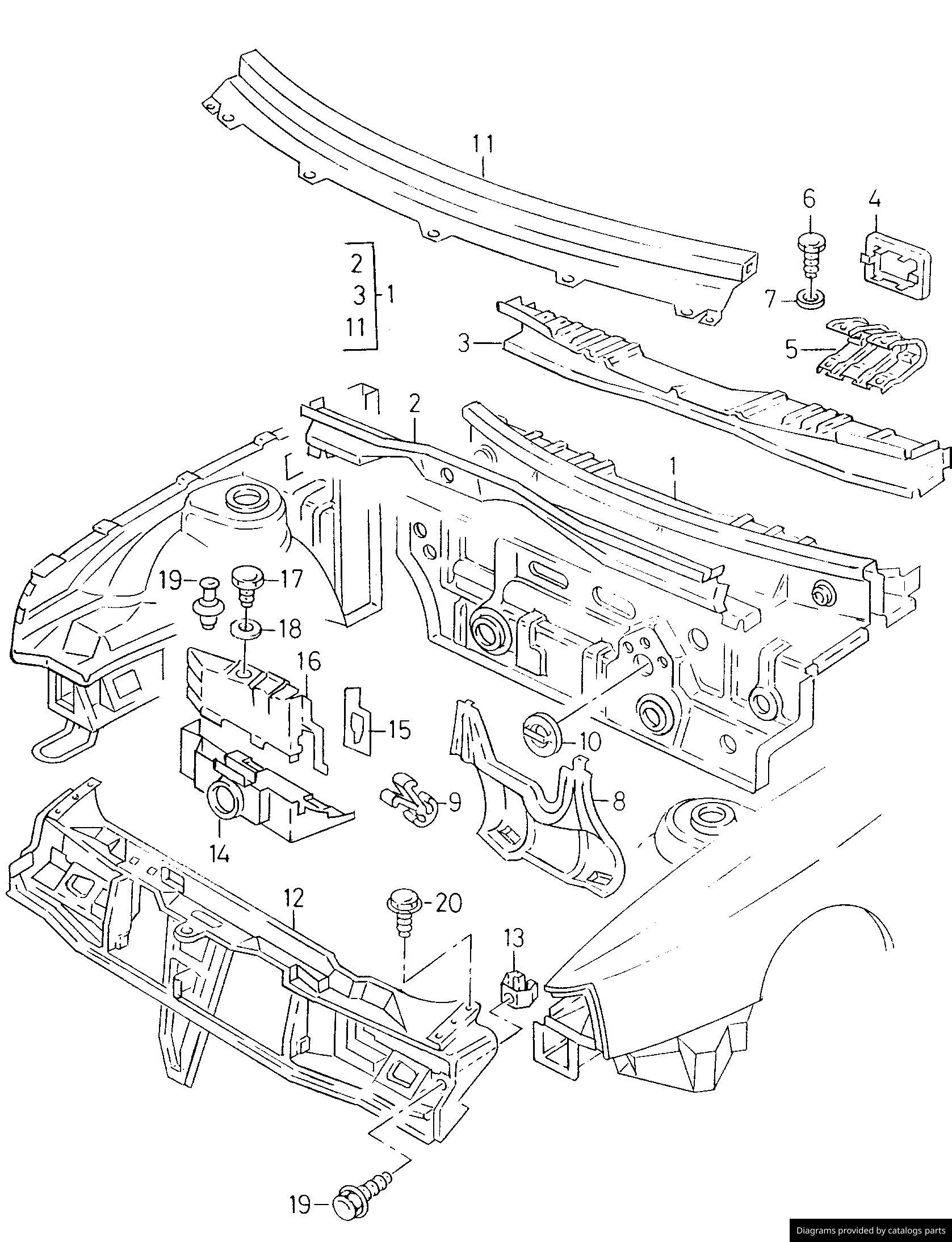 Car part diagram