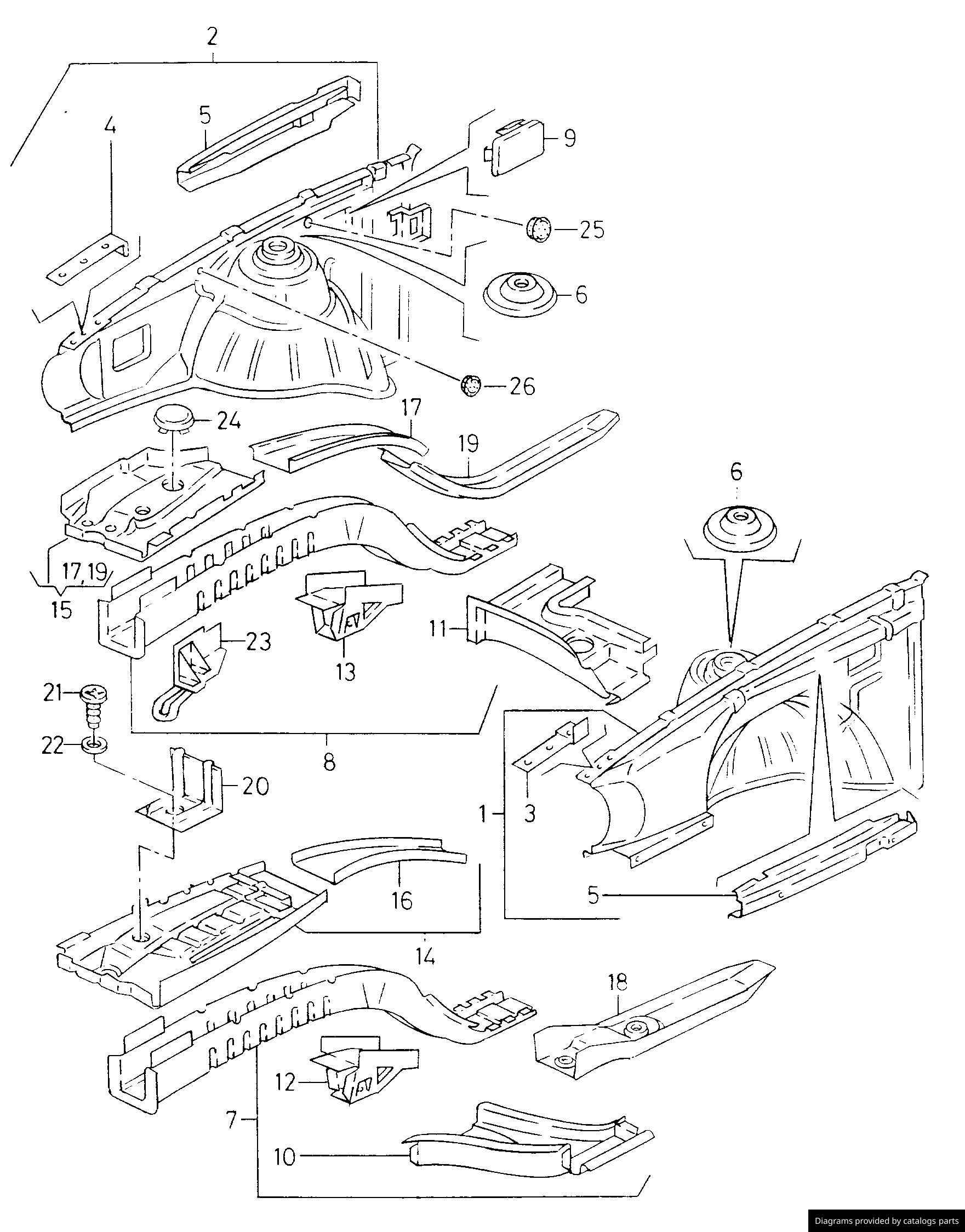 Car part diagram