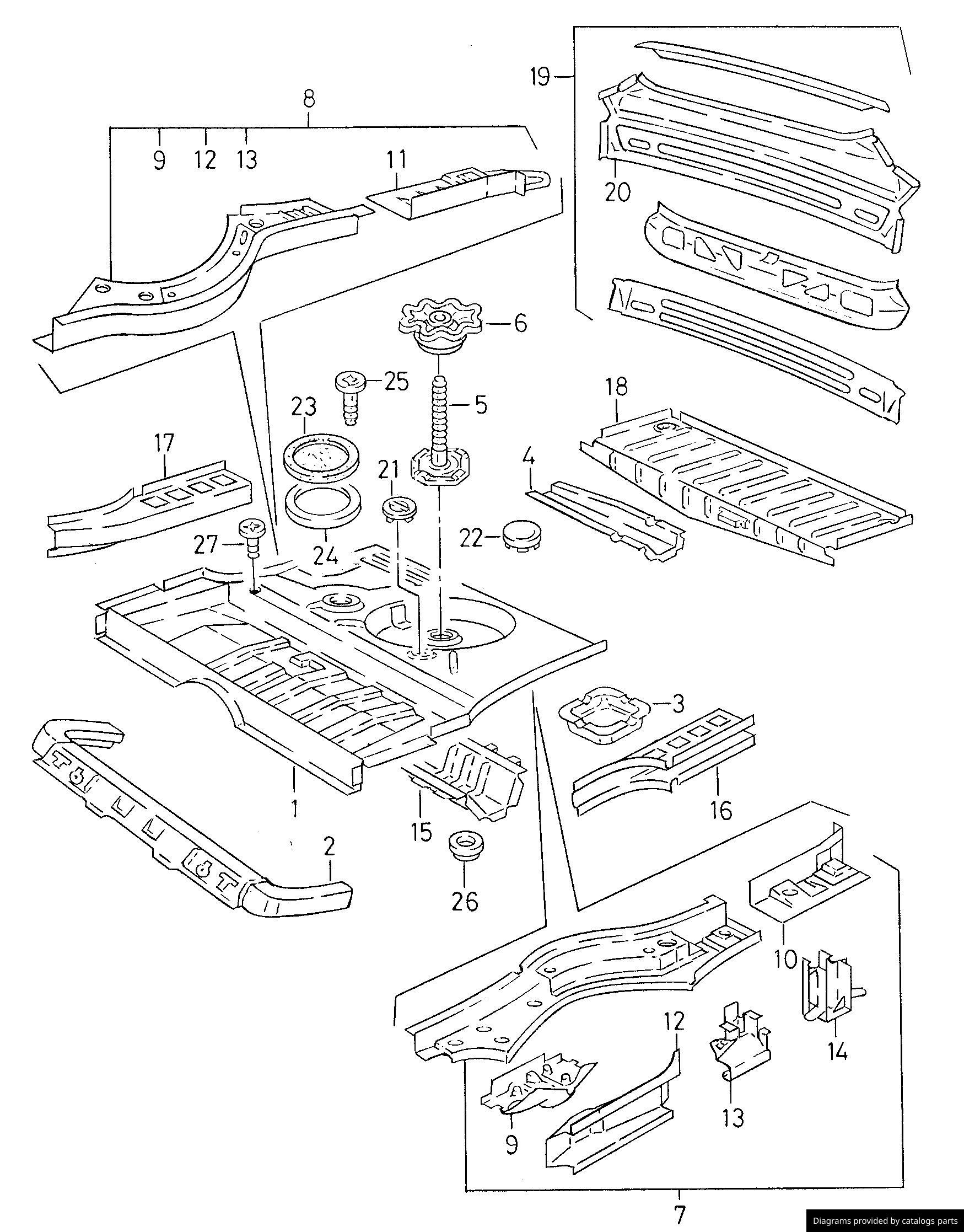 Car part diagram