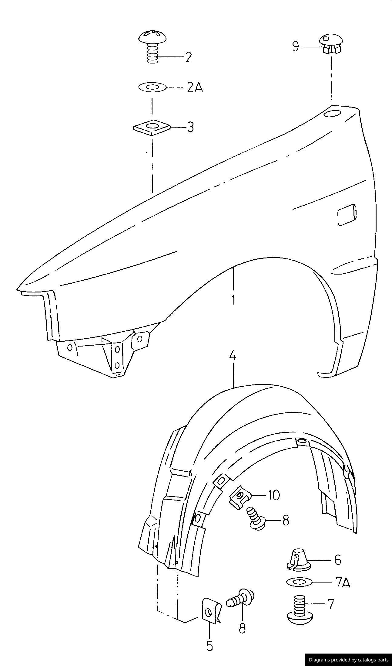 Car part diagram