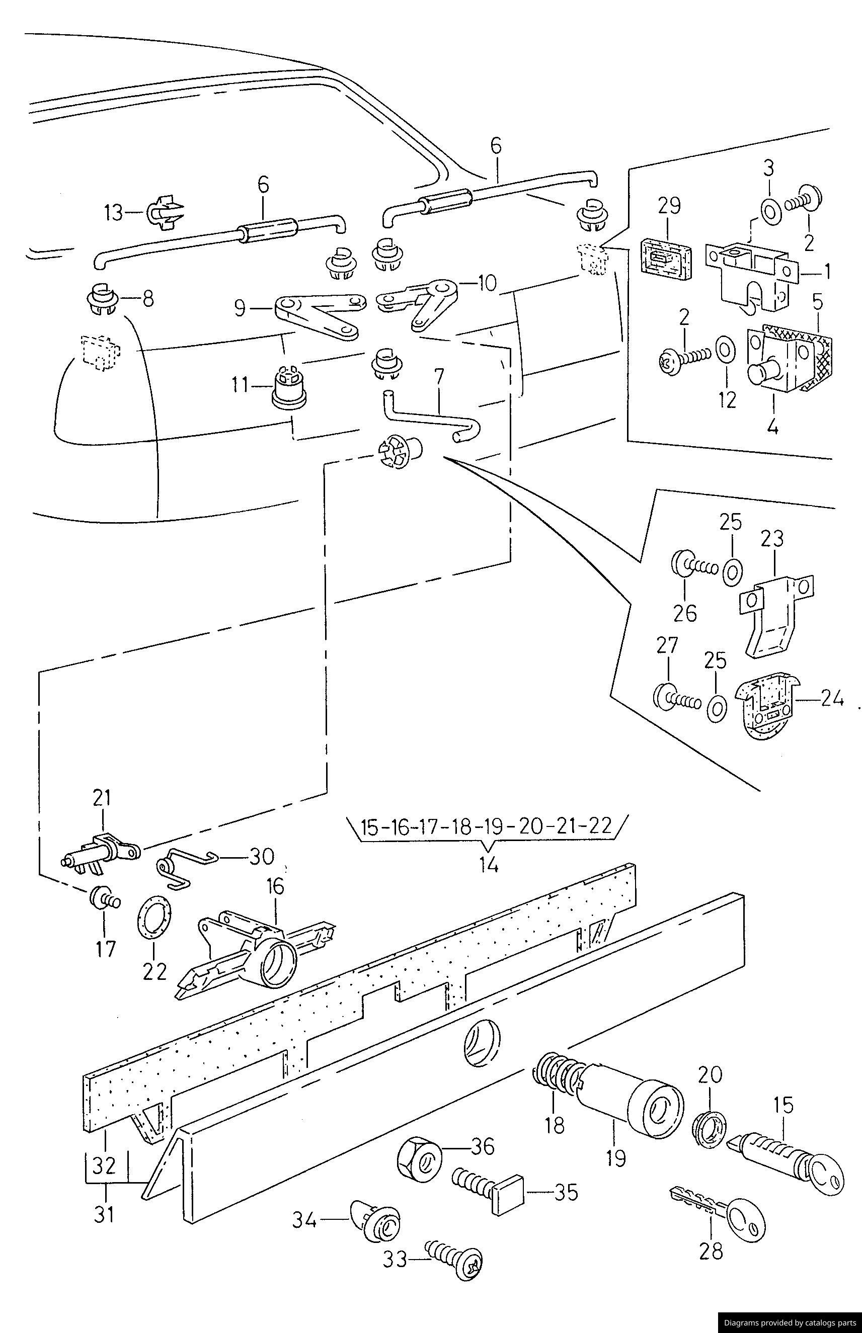 Car part diagram